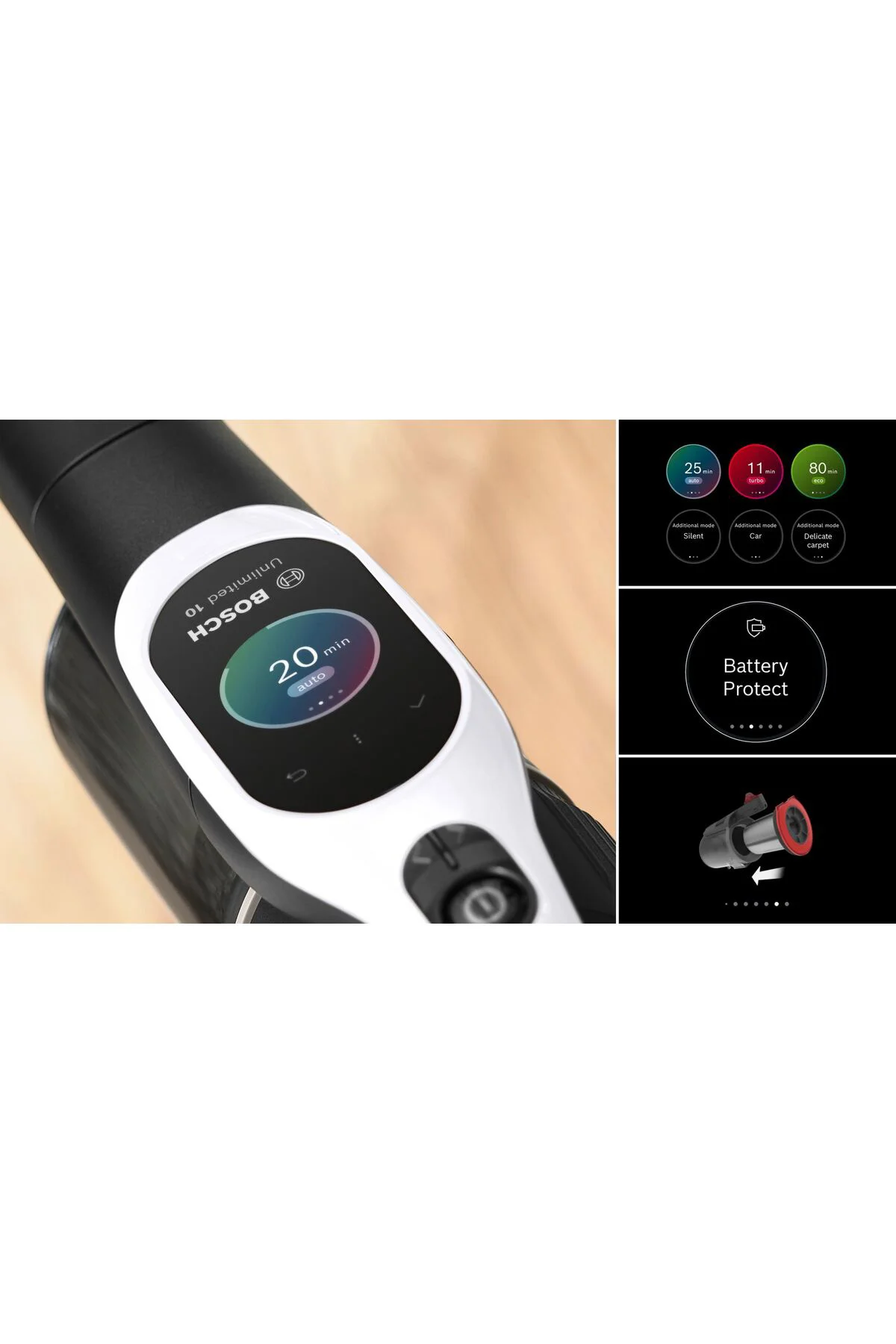 BCS1041WAC Unlimited 10 Şarjlı Dikey Süpürge