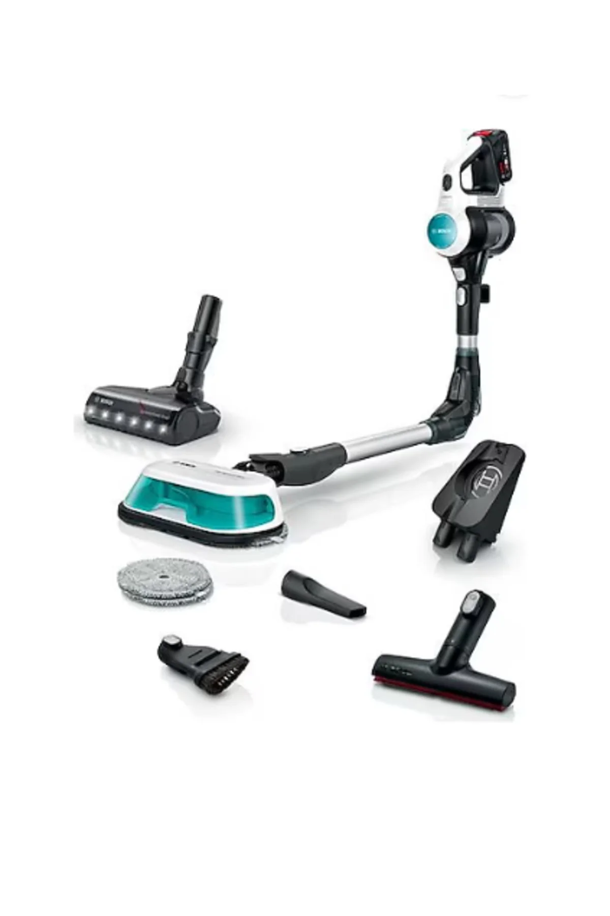 BCS71HYG1 Unlimited 7 ProHygienic Aqua White Şarjlı Dikey Süpürge