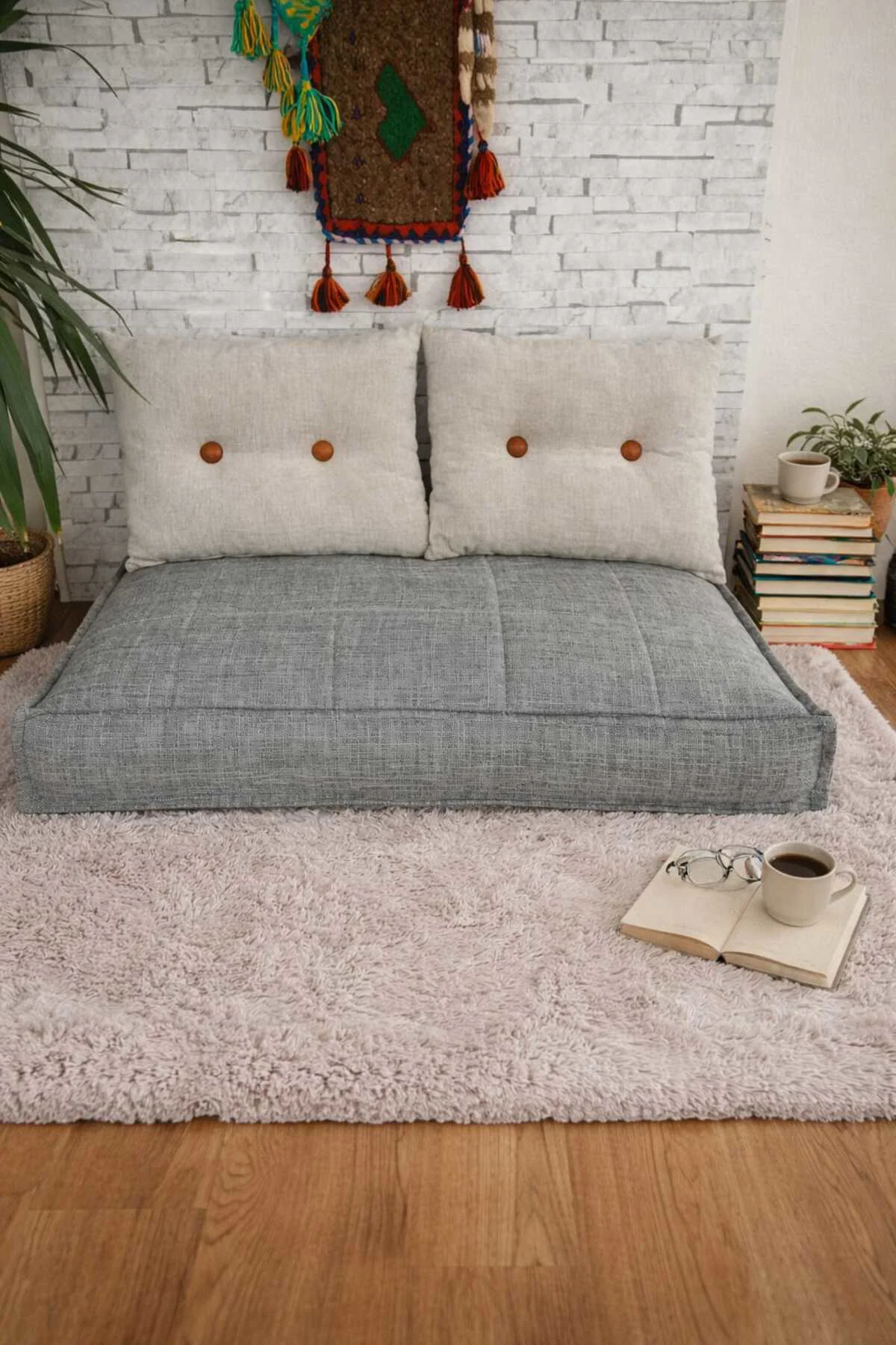 Bdphome Çocuk Odası Yer Minderi Ve Yastığı