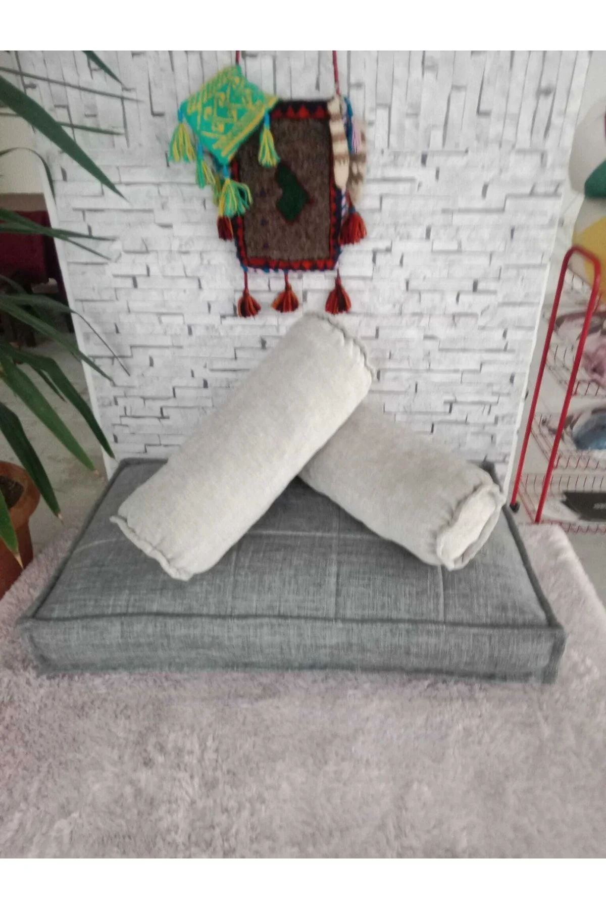 Bdphome Çocuk Odası Yer Minderi Ve Şeker Yastığı