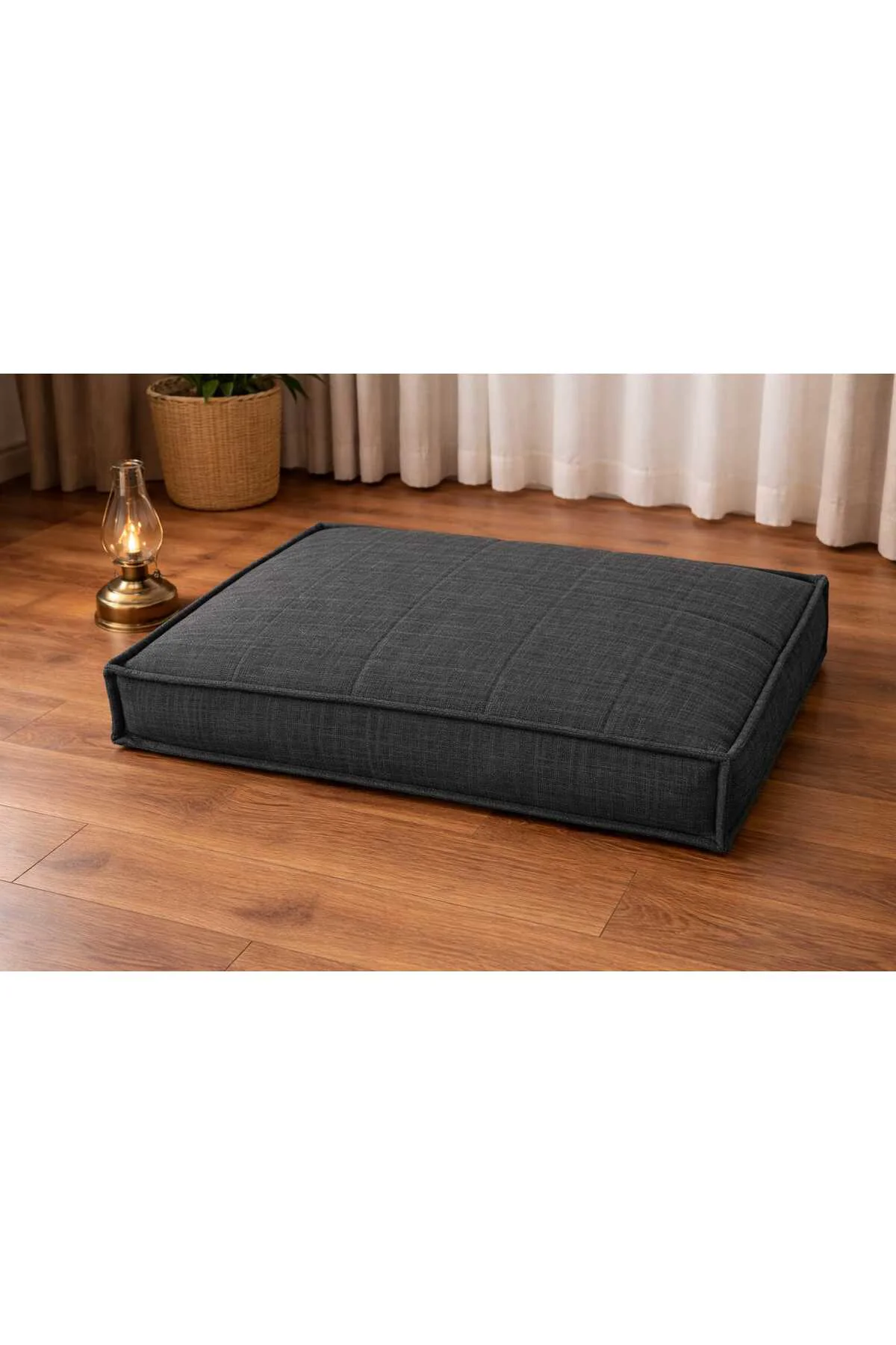 Bdphome Yer Minderi Antrasit Gri