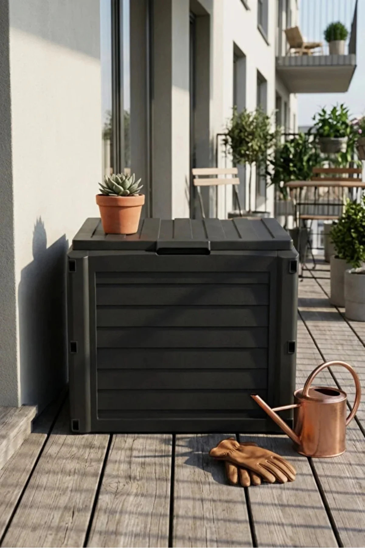 BDünya Bahçe Depolama Sandığı Balkon Kiler Alet Kutusu 140 Litre Antrasit BDünya Bahçe Depolama Sandığı Balkon Kiler Alet Kutusu 140 Litre Antrasit Fiyatı, Yorumları ve Özellikleri