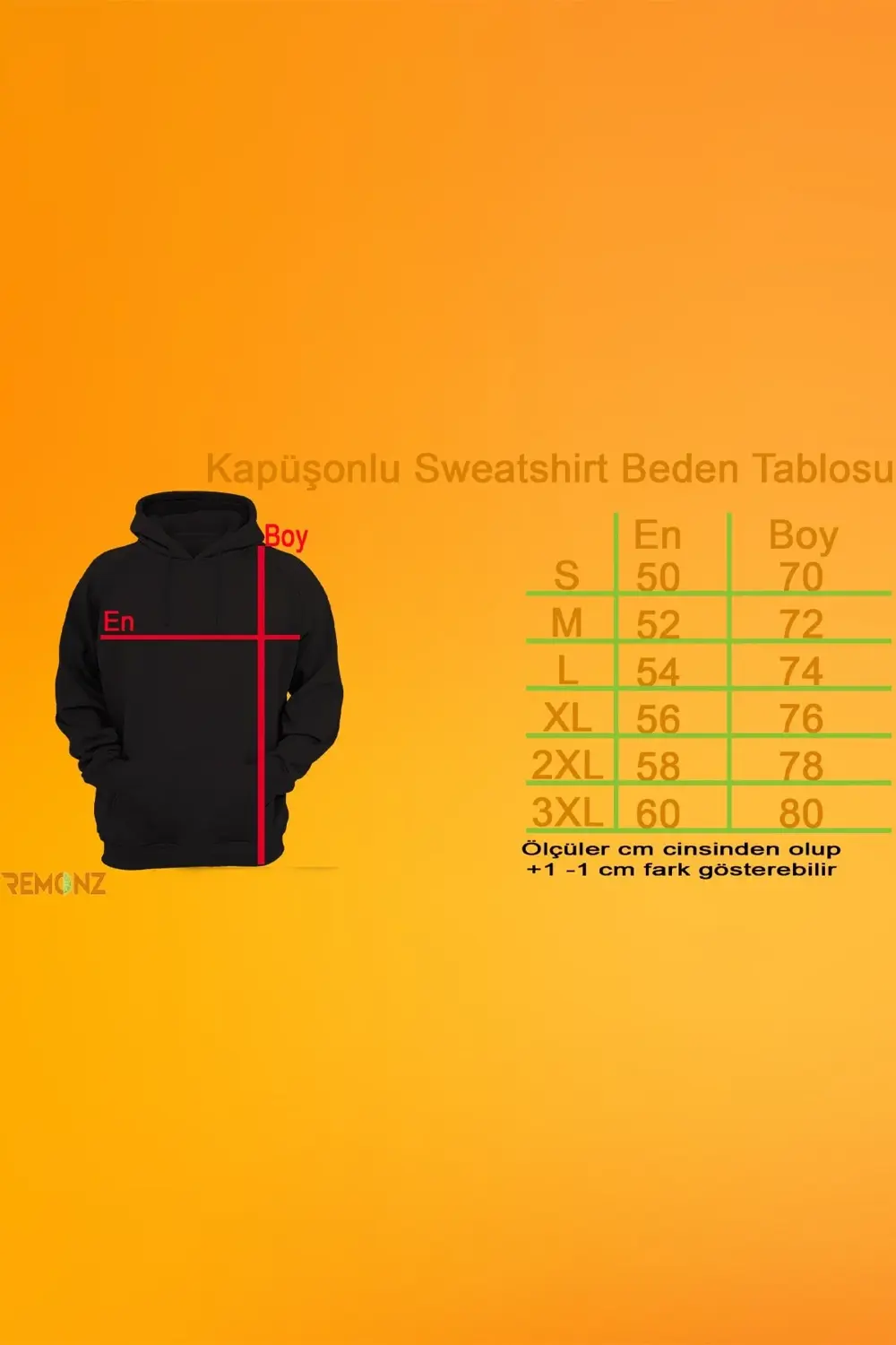 Be A Voice Not An Echo Baskılı Kapüşonlu Sweatshirt