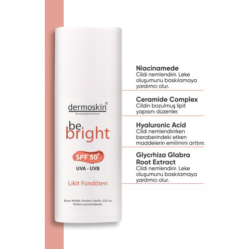 Alvita Be Bright Spf50+ Likit Fondöten Light 33 Ml