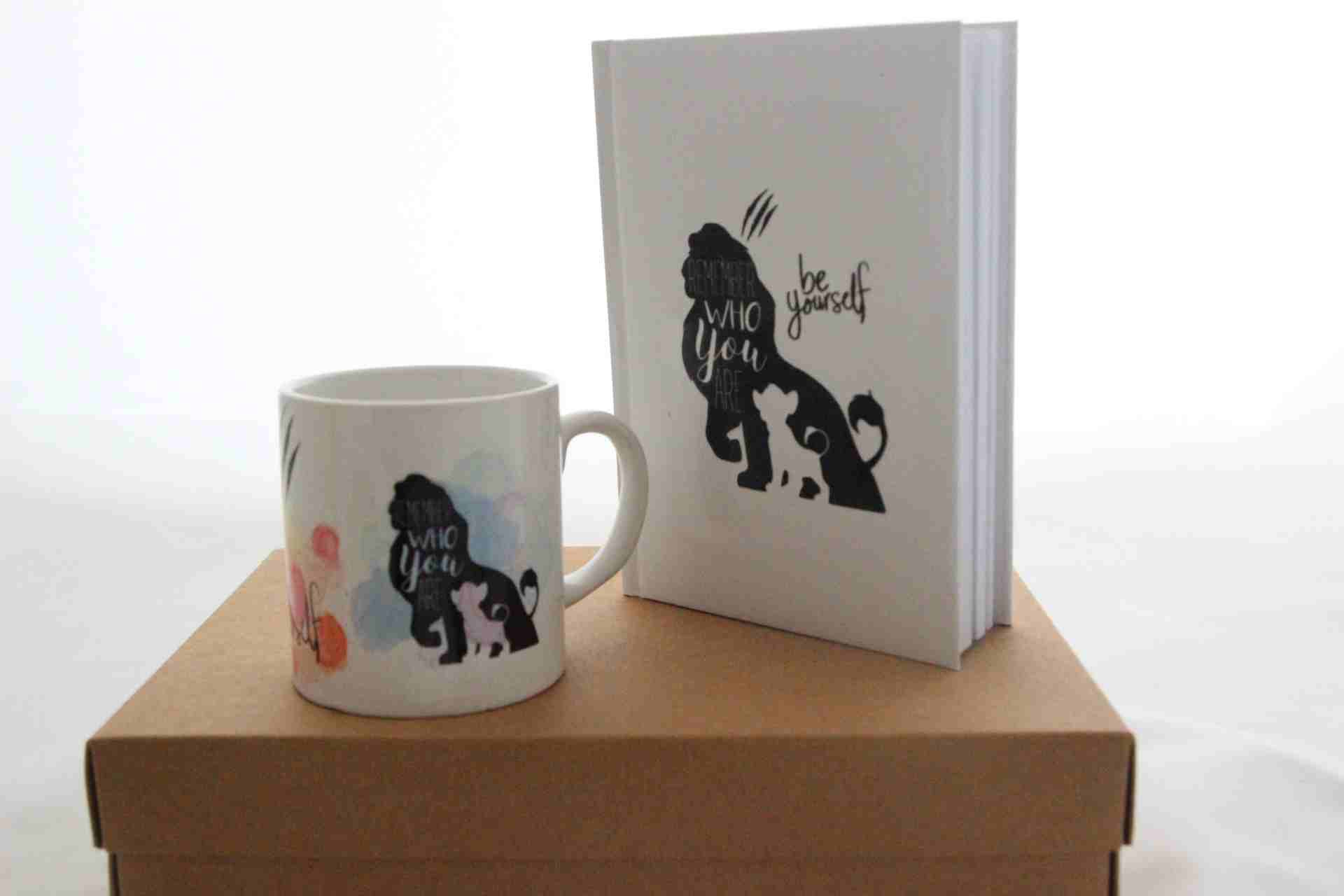 İhtiyaçavm Be Yourself Baskili Kupa Bardak Ve Defter Hediye Kutusu