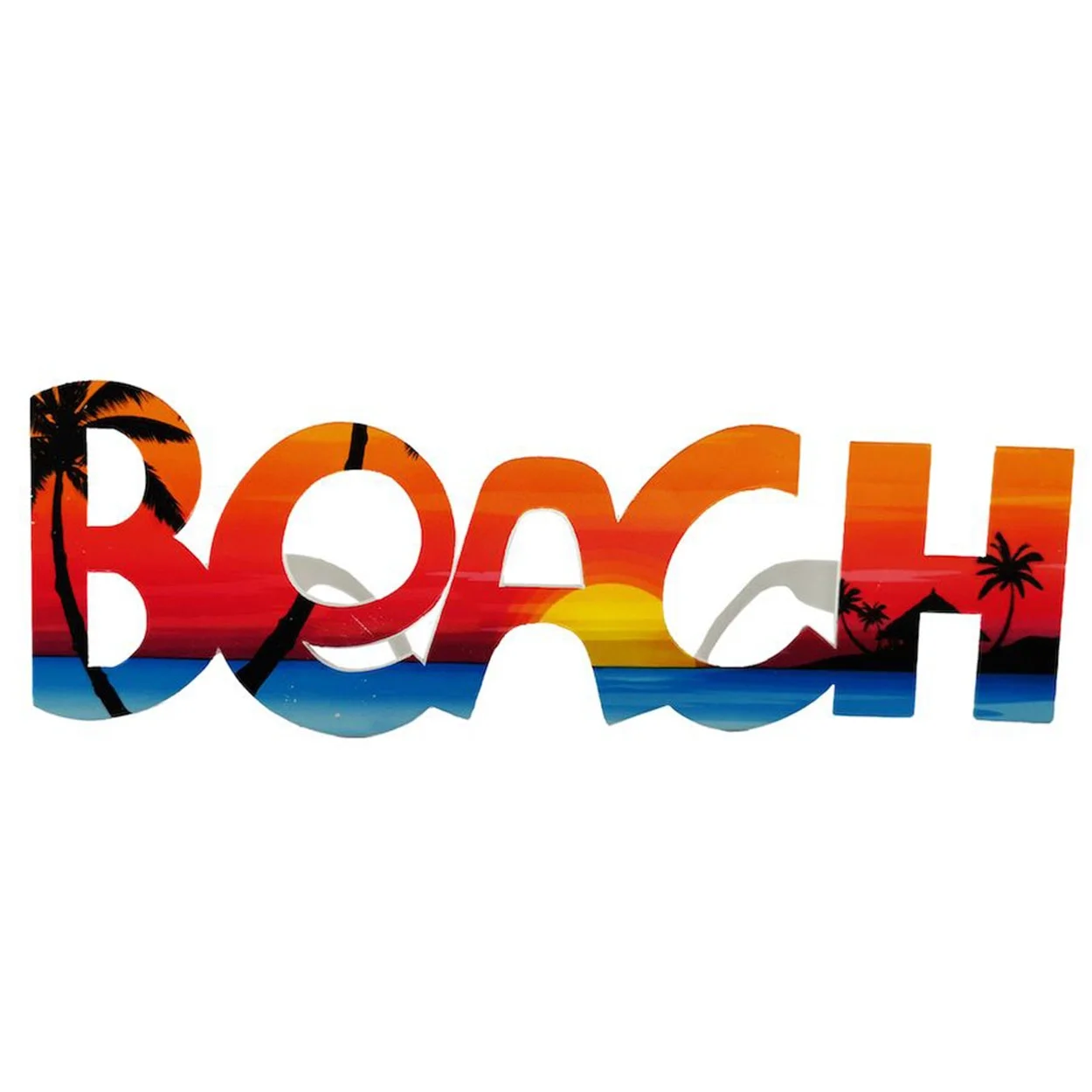 Beach Yazılı Parti Gözlüğü Yaza Merhaba Hawaii Show Gözlüğü 19x6 Cm Bx40