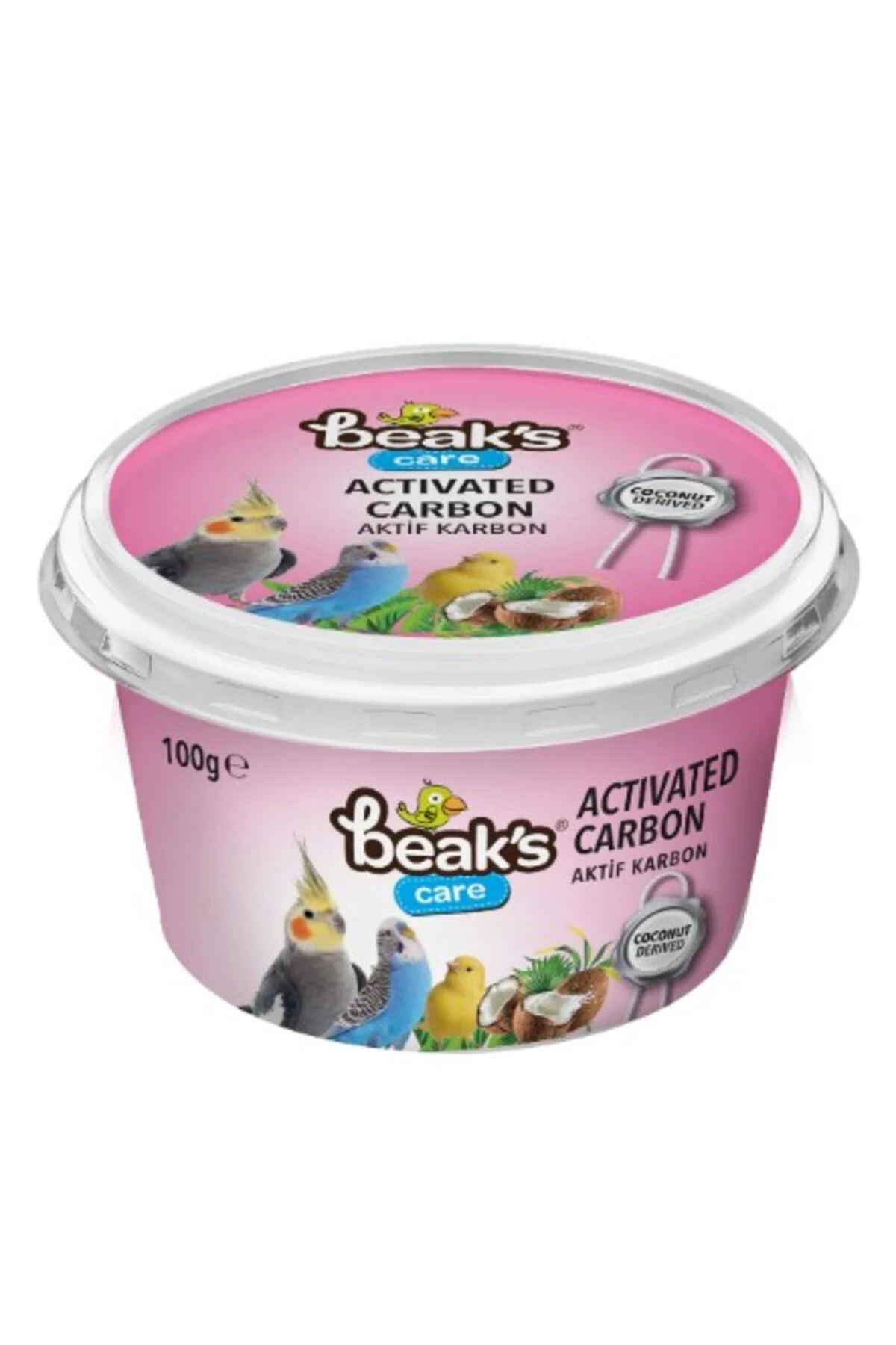 Beak's Aktif Karbon Kuş Kömürü 100 Gr | Doğal Sindirim Desteği Beak's Aktif Karbon Kuş Kömürü 100 Gr | Doğal Sindirim Desteği