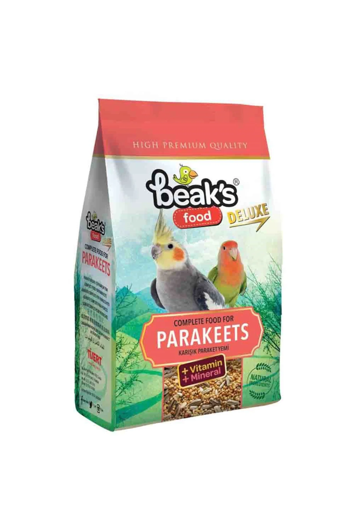 Beak"s Delux Karışık Paraket Yemi 500 gr