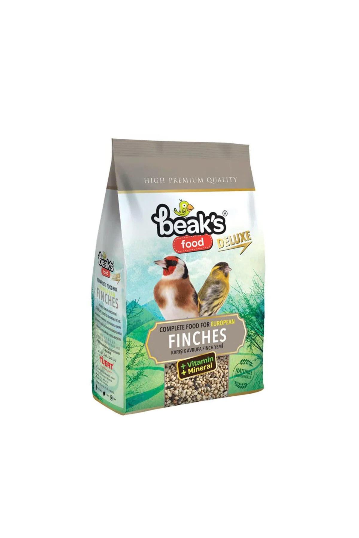 Beak's Kuş Yemi, Avrupa Finch Yemi, 400 Gr