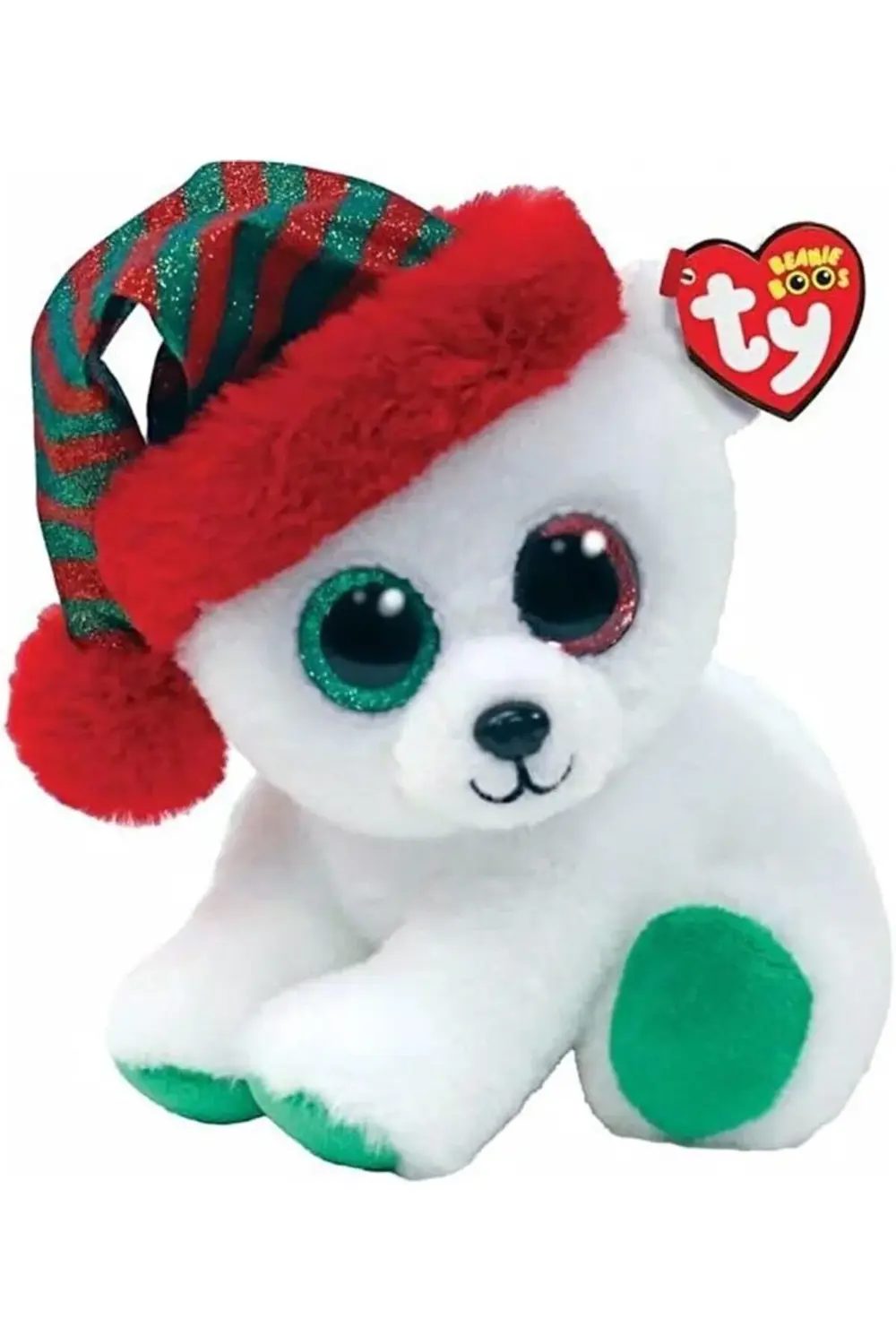 Beanie Boos Peluş Yılbaşı Kutup Ayısı Paxton 12 cm maxshtr 105351