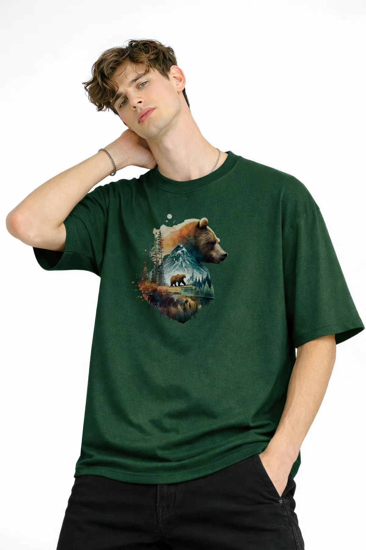 Bear2 - Oversize Tişört HAKI Fiyatı, Yorumları ve Özellikleri