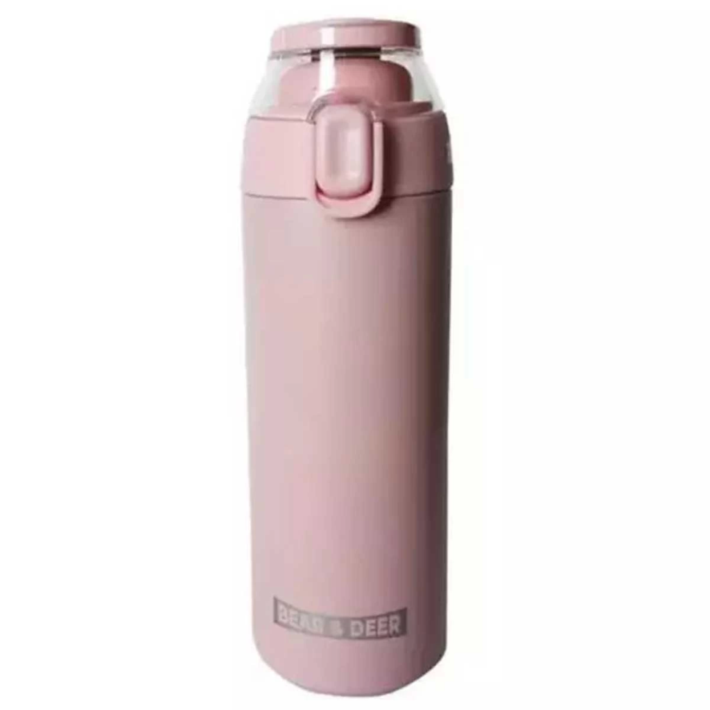 Bear&DeerŞeffafKapakÇelikMatara450ml0033 Bear&DeerŞeffafKapakÇelikMatara450ml0033