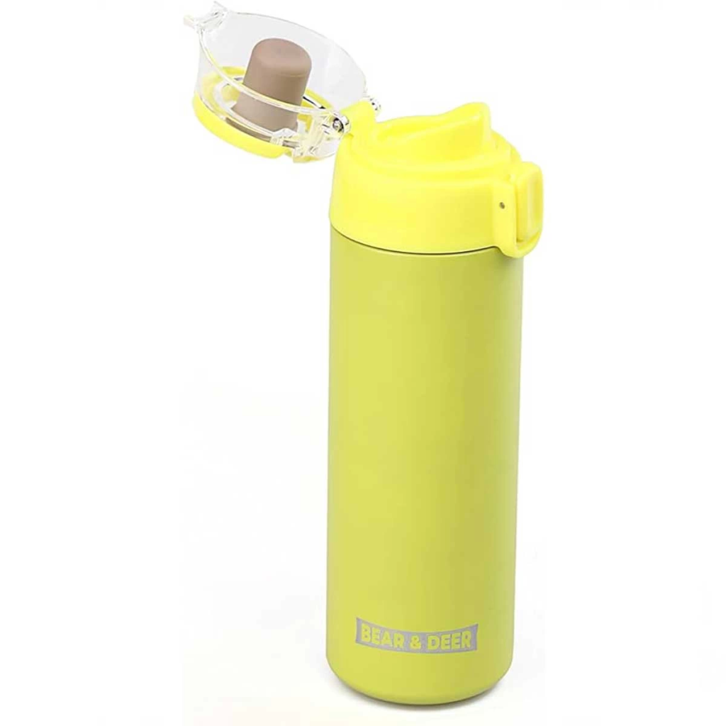 Bear&DeerŞeffafKapakÇelikMatara450ml0033 Bear&DeerŞeffafKapakÇelikMatara450ml0033