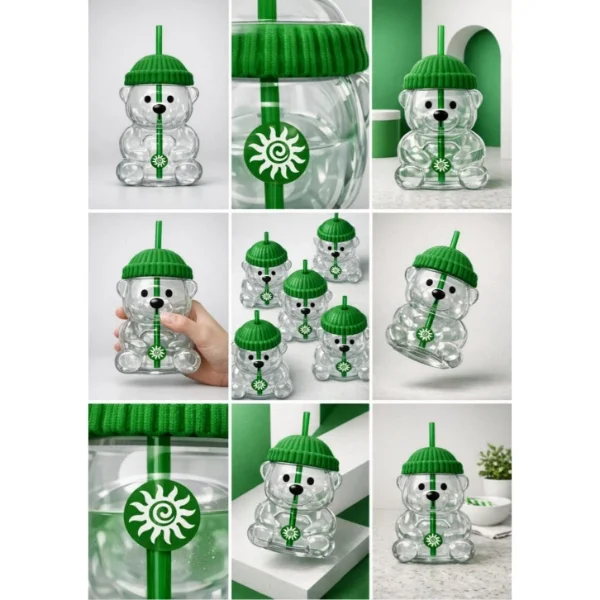 Bearista Plastik Soğuk İçecek Bardağı Bearista Plastik Soğuk İçecek Bardağı