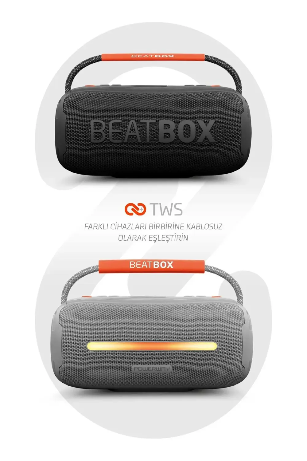 Pmr Beatbox Led İşıklı 20W Ses Bombası | Usb, Sd, Aux, Fm Radyo Ve Bl Pmr Beatbox Led İşıklı 20W Ses Bombası | Usb, Sd, Aux, Fm Radyo Ve Bl