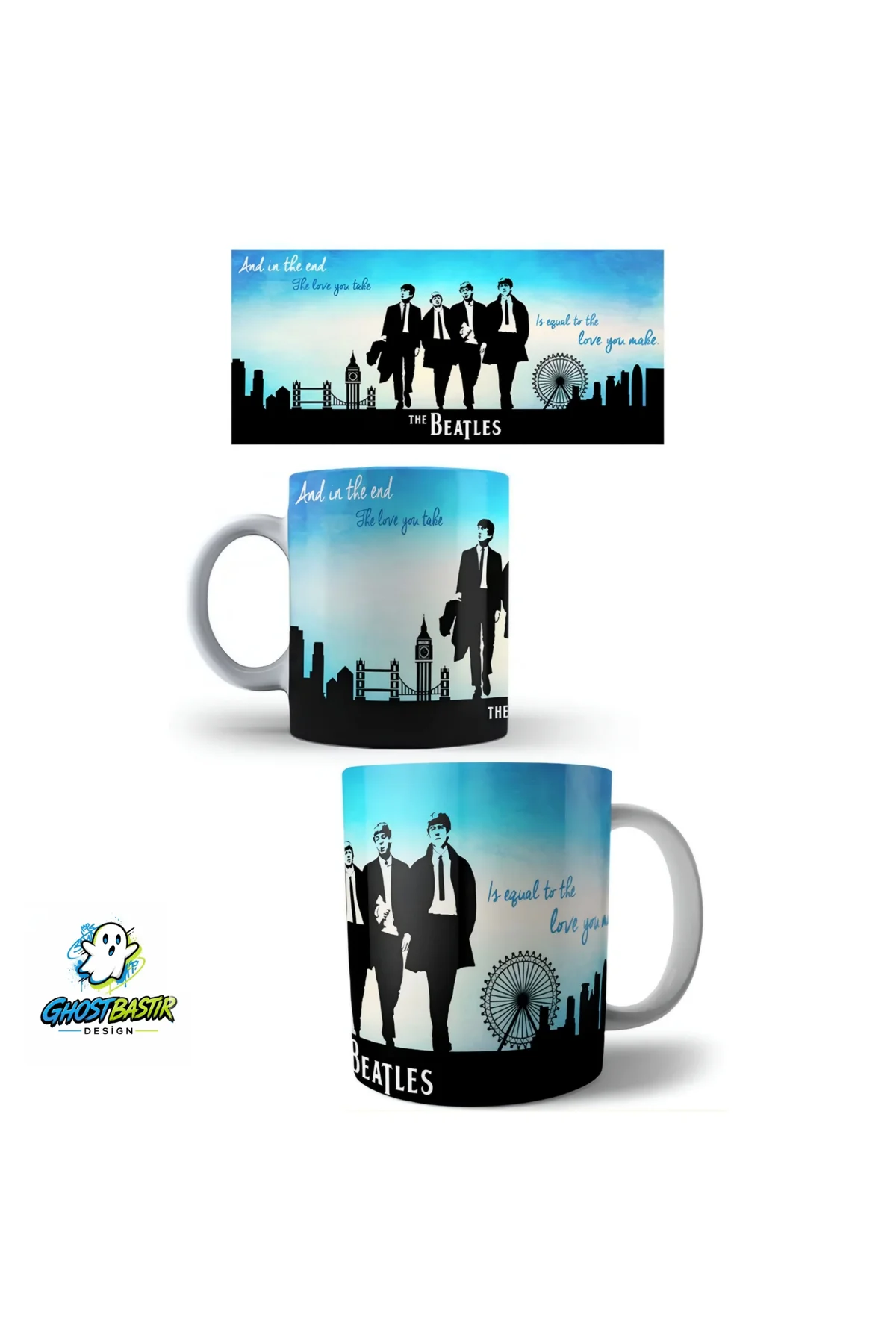 Beatles Kupa Bardak | Tek Adet K0161