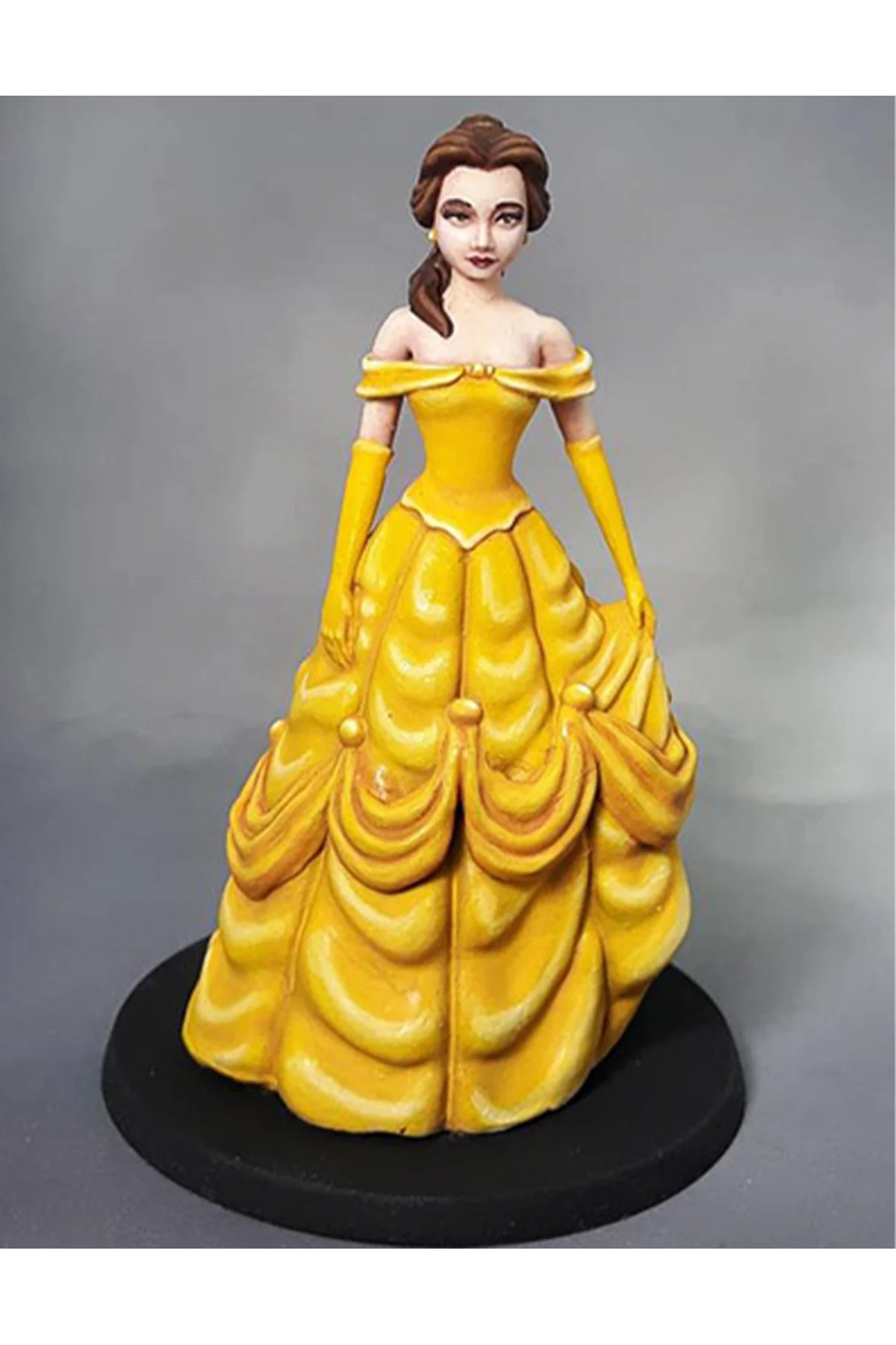 Beauty and the Beast Belle Boyalı Figür Güzel ve Çirkin Belle Figür Büyük Boy 20CM
