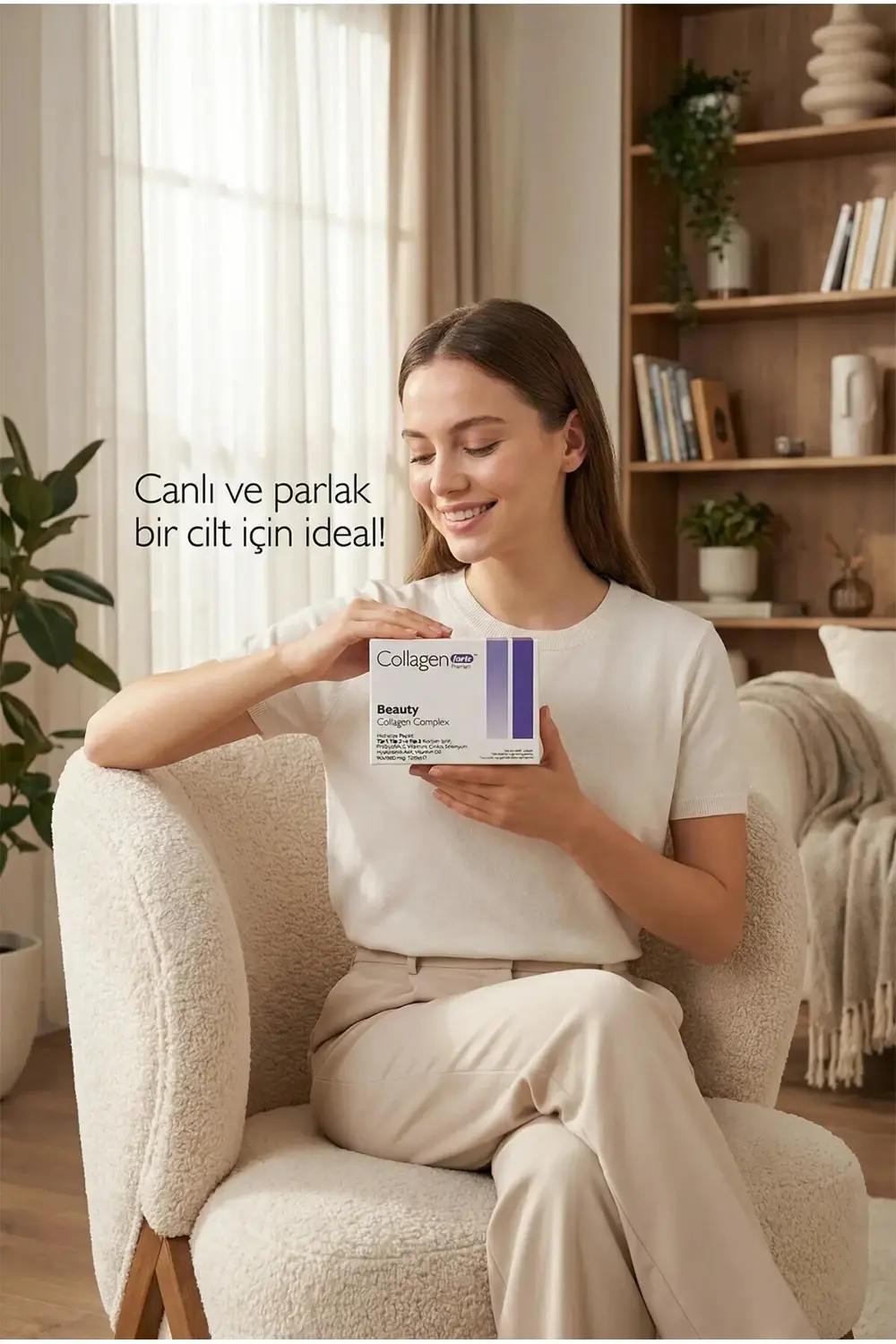 Beauty Collagen, Probiyotik & Multivitamin 1500mg X 90 Tablet