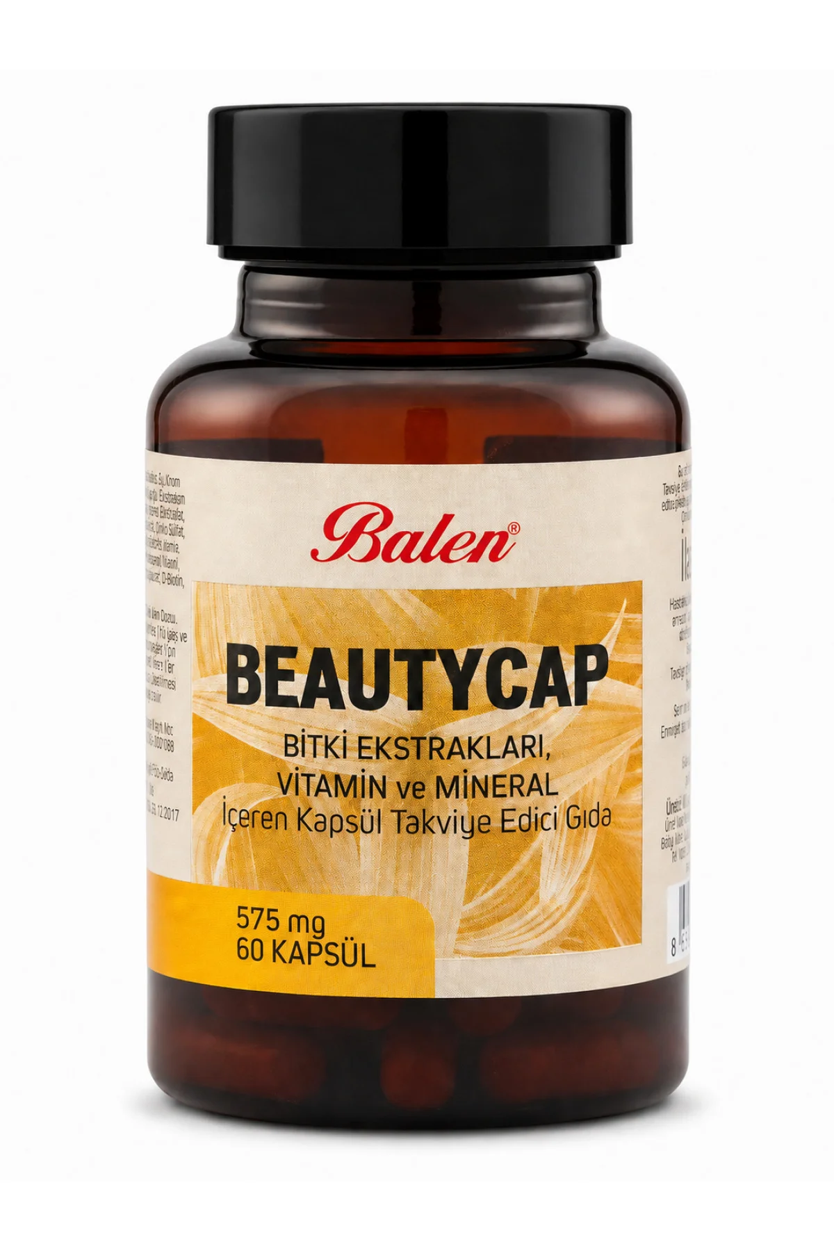 BEAUTYCAP BİTKİ EKST. VİT. VE MİN. İÇEREN KAPSÜL 575 MG*60