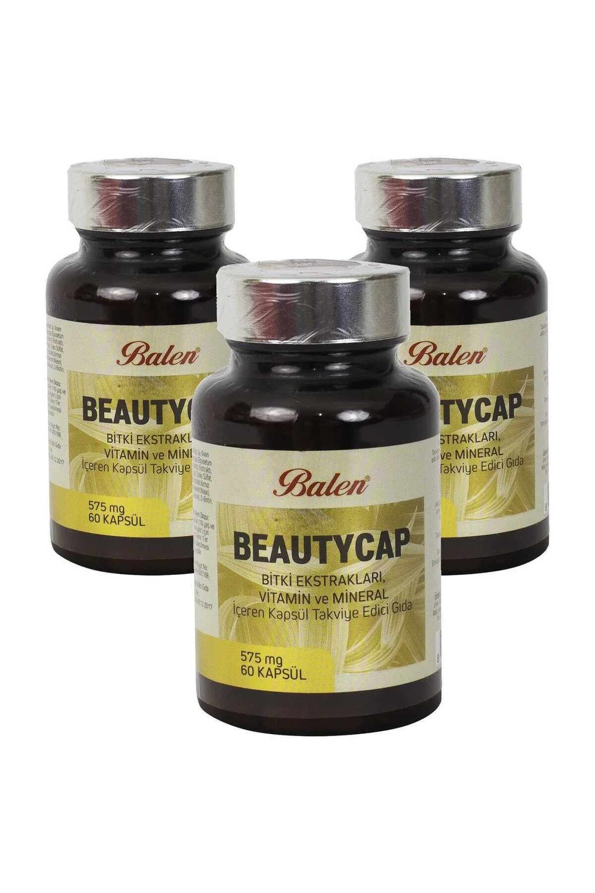 Beautycap Takviye Edici Gıda 575 Mg 60 Kapsül - 3 Adet Beautycap Takviye Edici Gıda 575 Mg 60 Kapsül - 3 Adet
