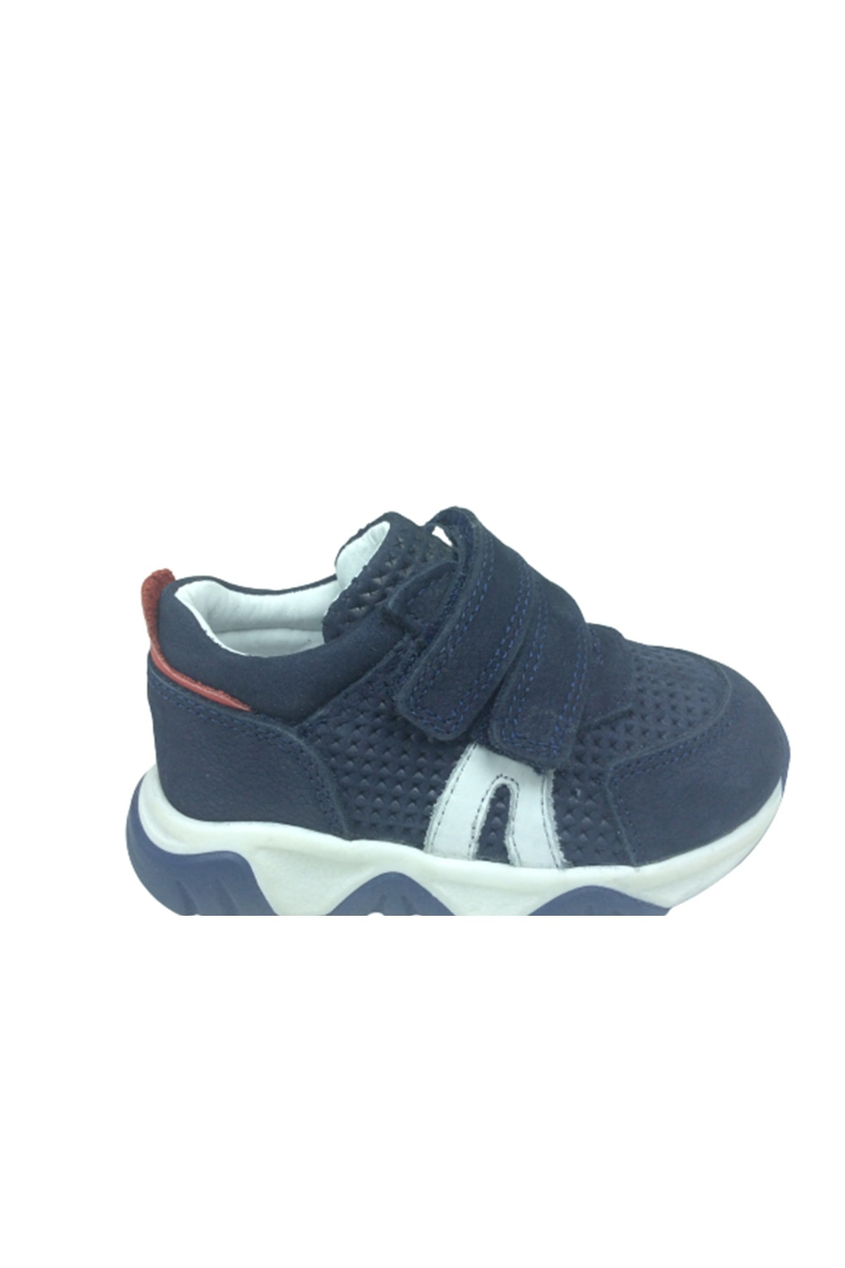Bebe Erkek Çocuk Spor Ayakkabı Lacivert Cırtlı % 100 Deri Anatomi