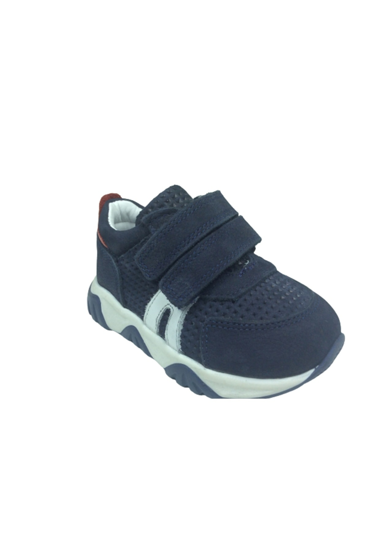 Bebe Erkek Çocuk Spor Ayakkabı Lacivert Cırtlı % 100 Deri Anatomi