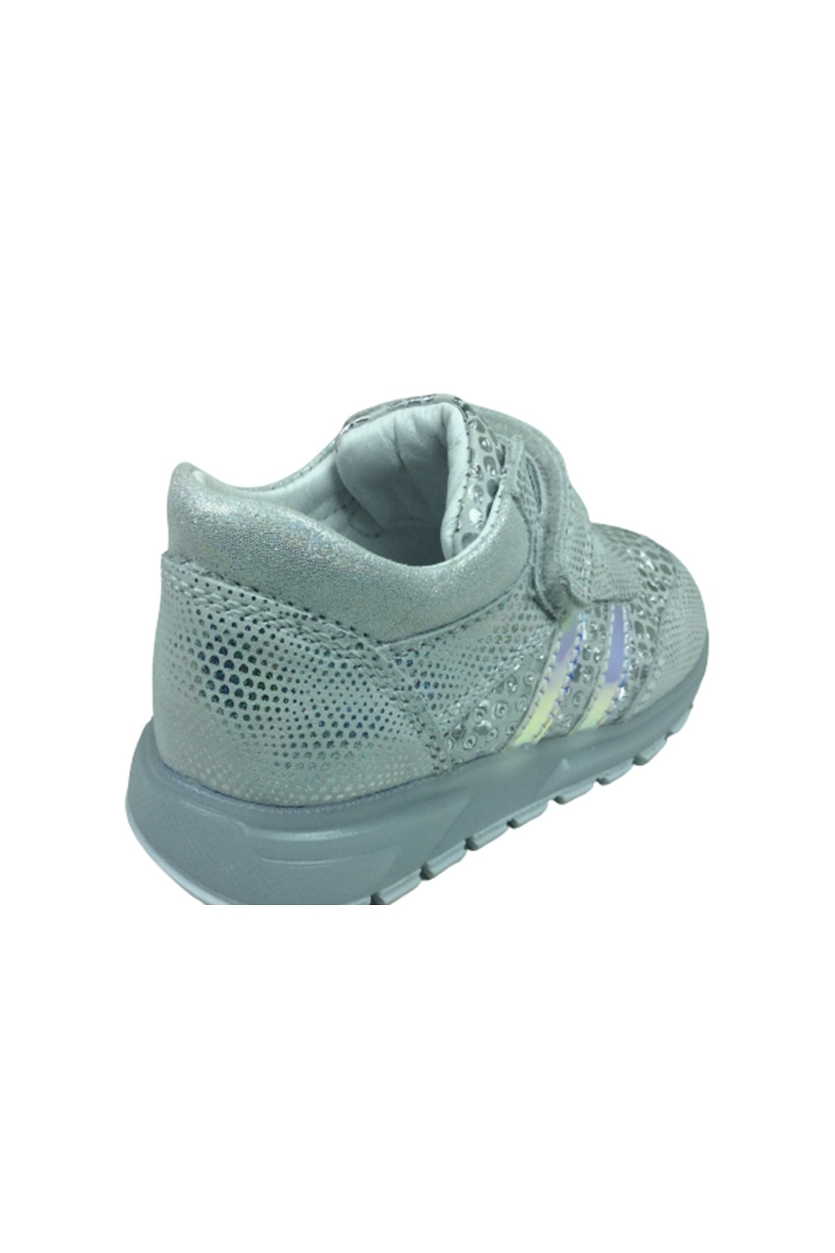 Bebe Kız Çocuk Spor Ayakkabı Gümüş Cırtlı Lastik %100derı Anatomi