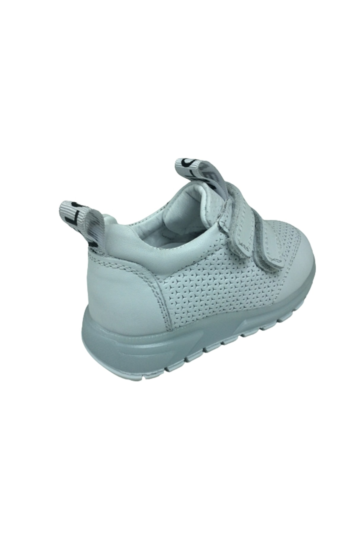 Bebe Kız Erkek Unisex Çocuk Spor Ayakkabı Beyaz Lazer Cırt % 100