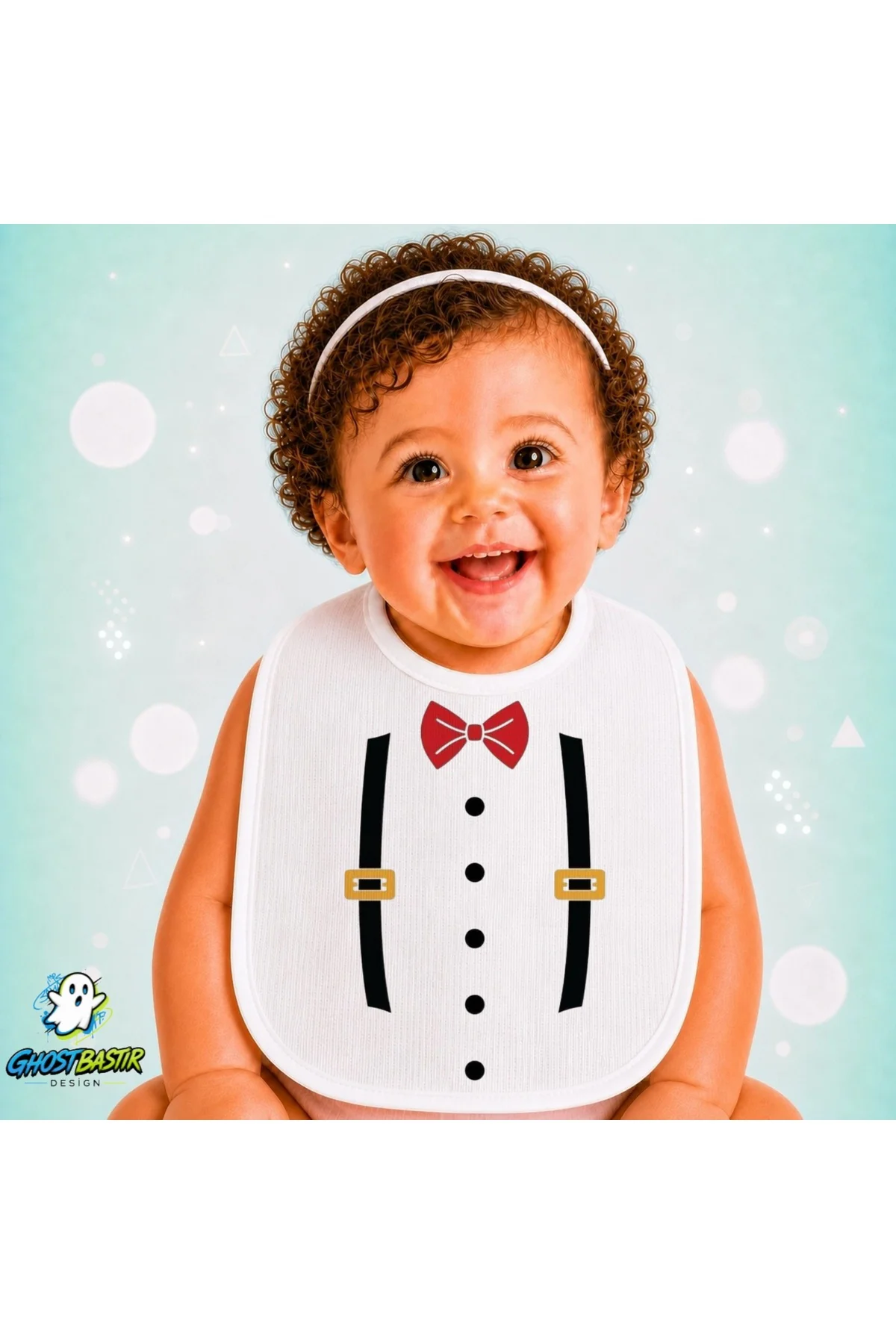 Bebe Takım Keten Bebek Mama Önlüğü – Yumuşak, Emici, Yıkanabilir, Özel Tasarım P012