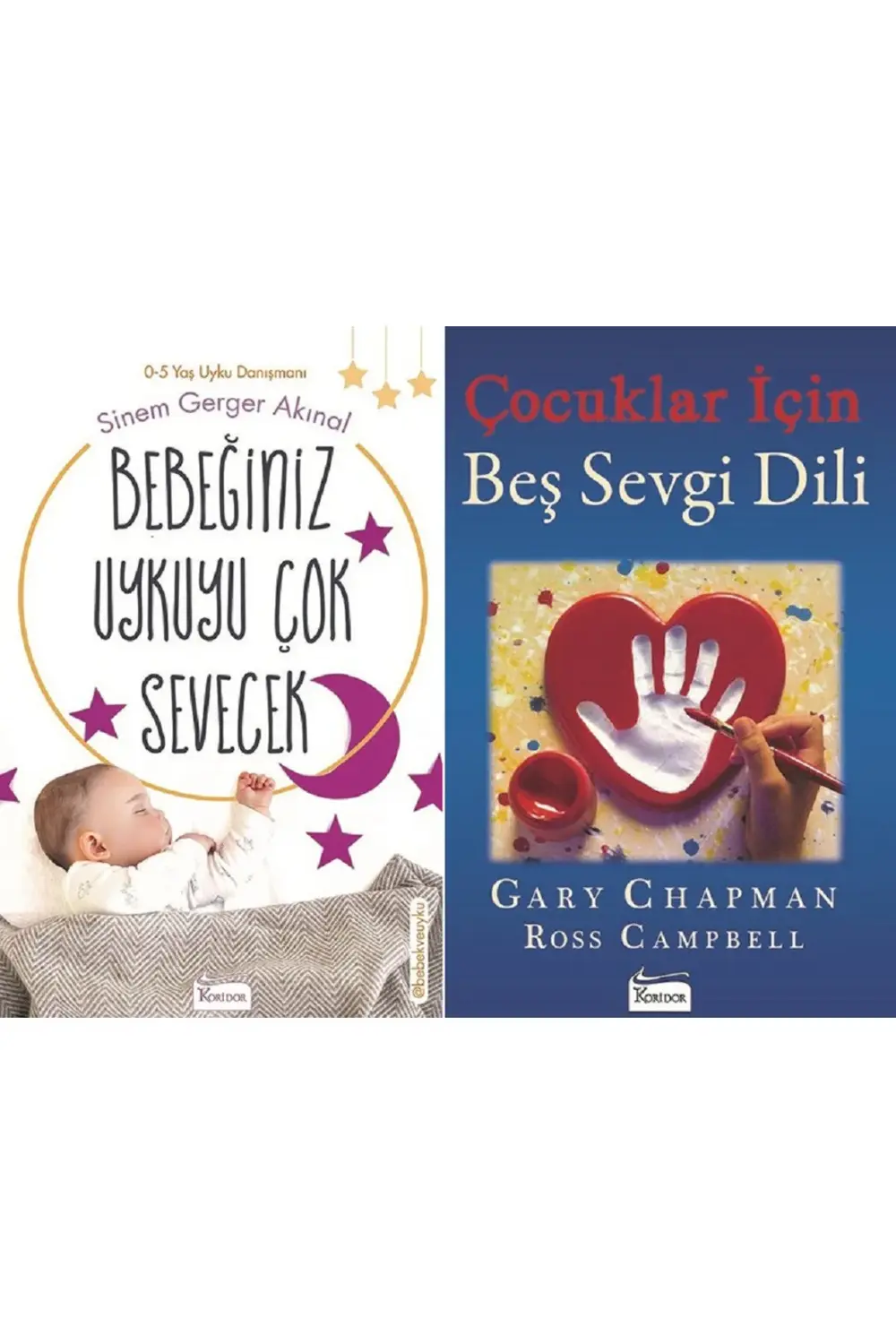 Bebeğiniz Uykuyu Çok Sevecek + Çocuklar için Beş Sevgi Dili 2 Kit