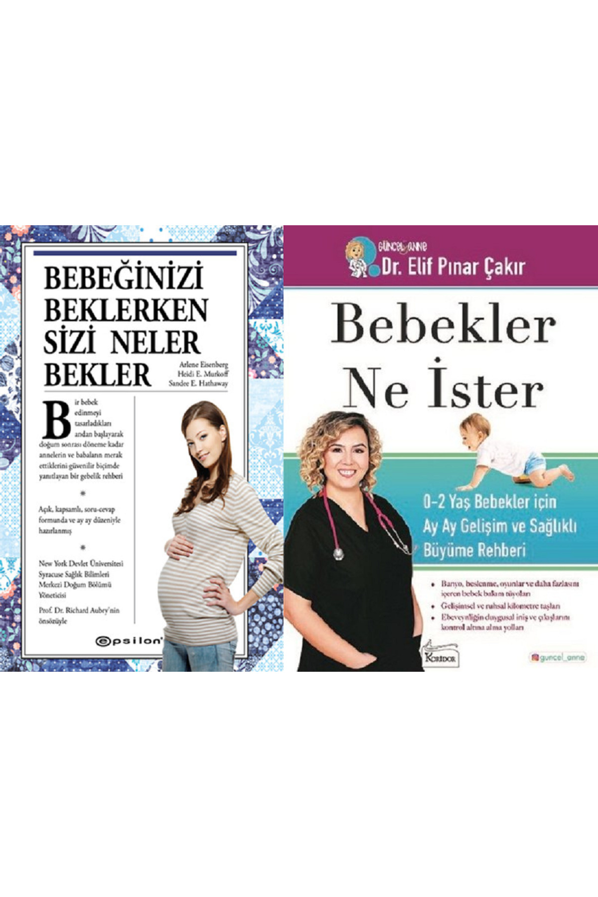 Epsilon Yayınevi Bebeğinizi Beklerken Sizi Neler Bekler? + Bebekler Ne İster 2 Kit