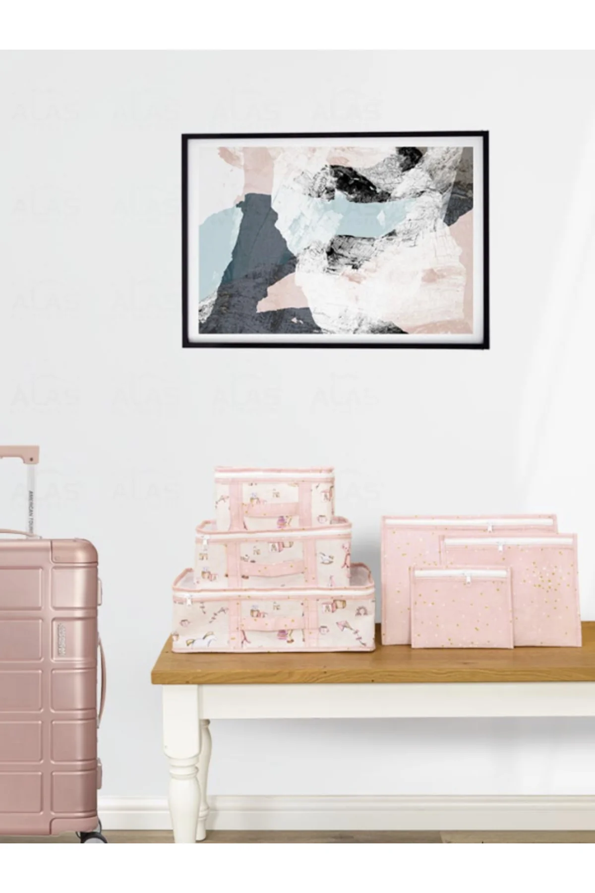 Bebek 6’lı Seyahat Seti,Bebek Bakım Çantası Seyahat Bebek Hurcu H