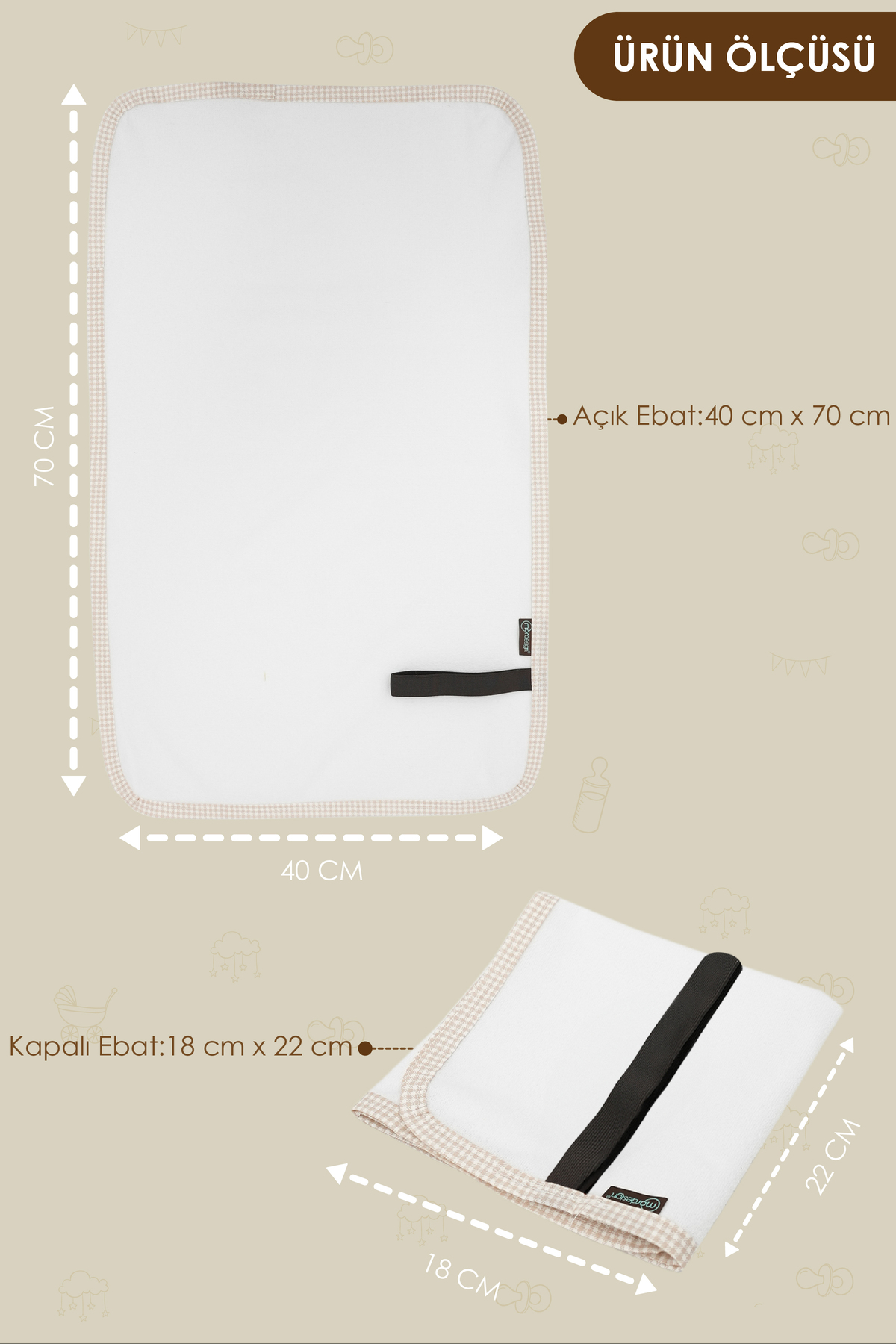 Mordesign Bebek Alez, Alt Açma, Sıvı Geçirmez Alez Alt Değiştirme, Bakım Ör