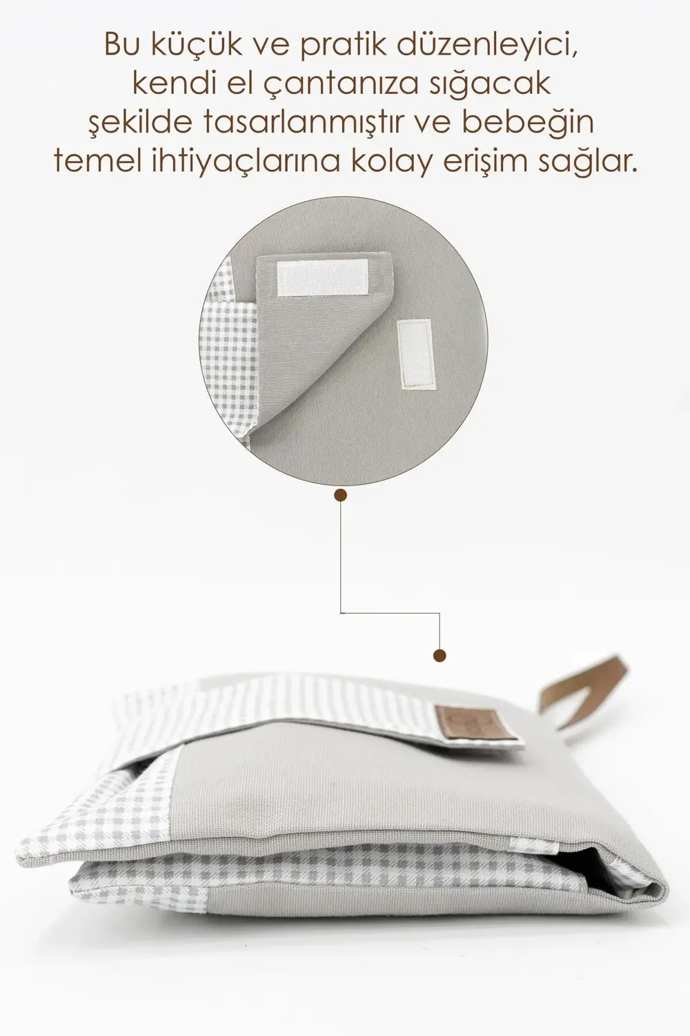 Bebek Alt Açma Bakım Çantası, Anne Bebek Organizeri, Yıkanabilir,