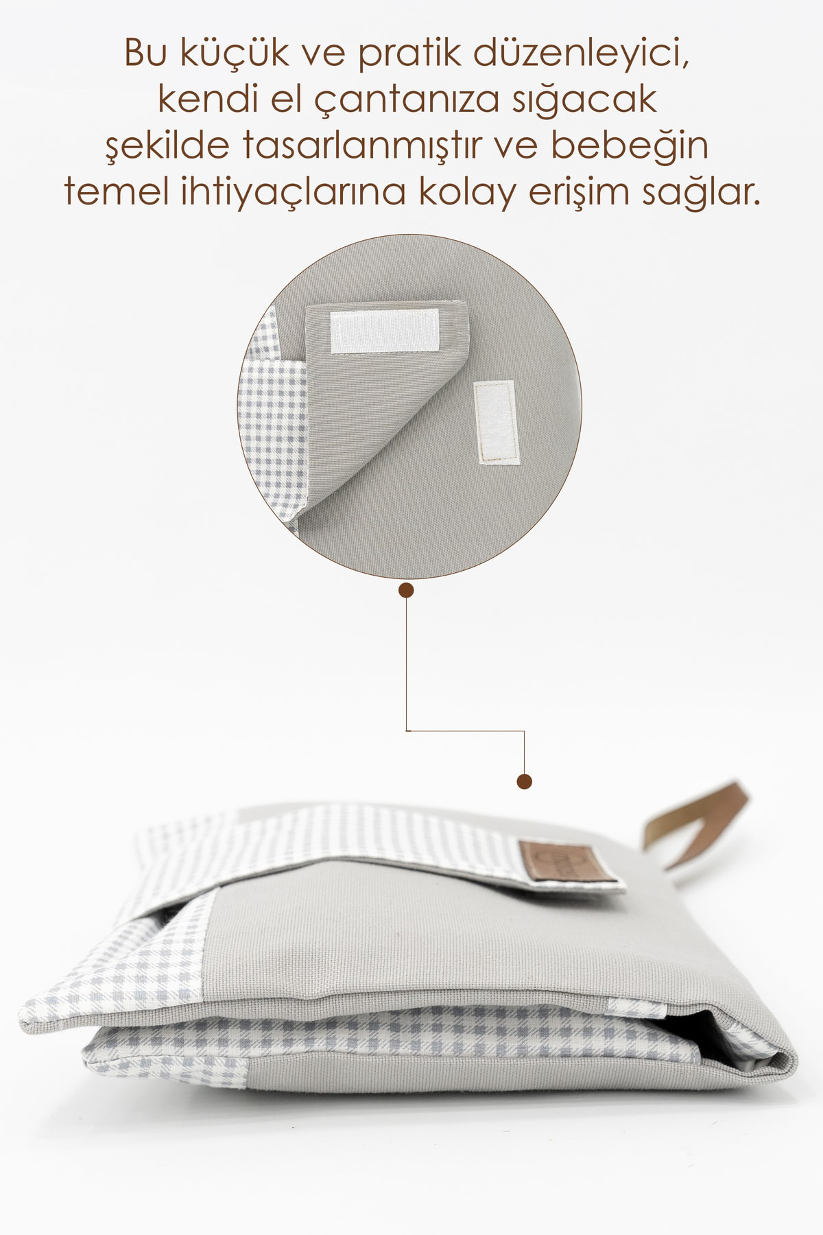 Bebek Alt Açma Bakım Çantası, Anne Bebek Organizeri, Yıkanabilir,