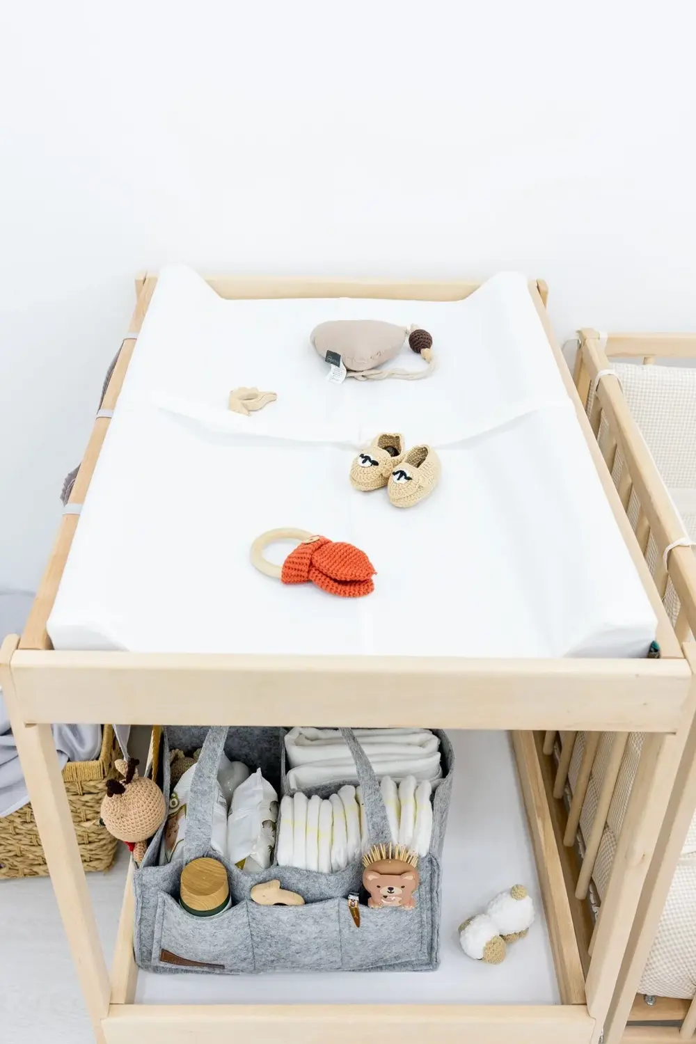 Bebek Alt Açma Minderi, Alt Değiştirme Pedi, Ek Konturlu, Ayarlan