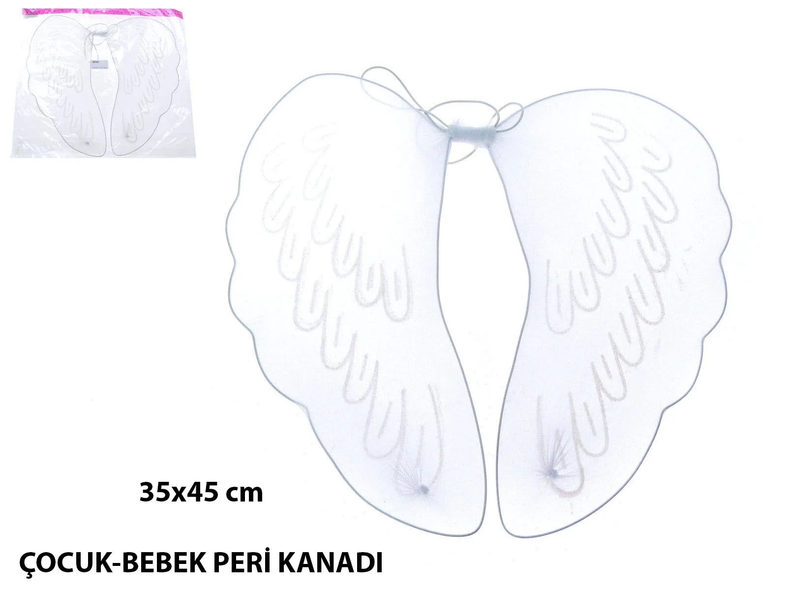 Bebek &amp; Çocuk Peri Kanadı – Kostüm Tamamlayıcı Kanat 35x45 cm
