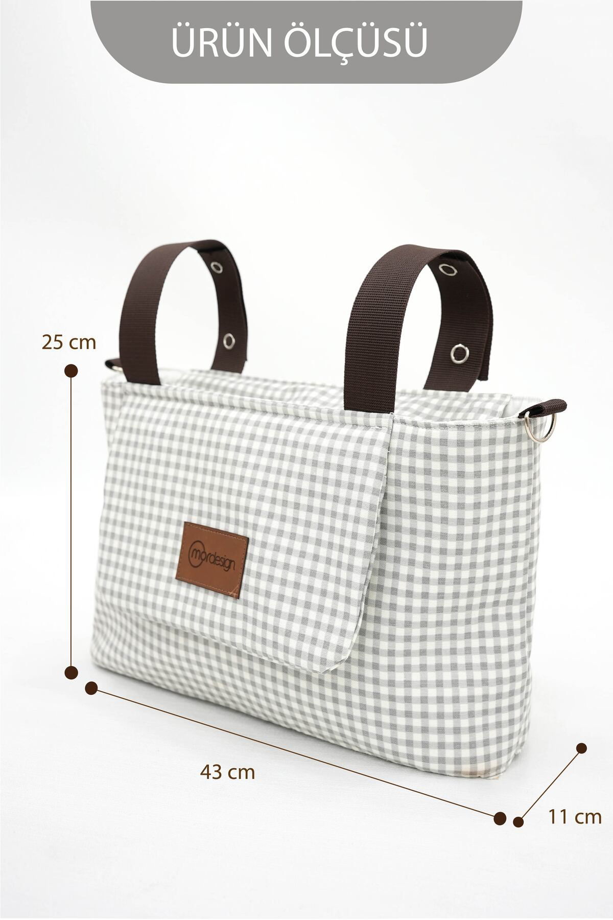 Mordesign Bebek Arabası Organizer Çanta, Omuz Akılı , Anne Bebek Bakım Çant