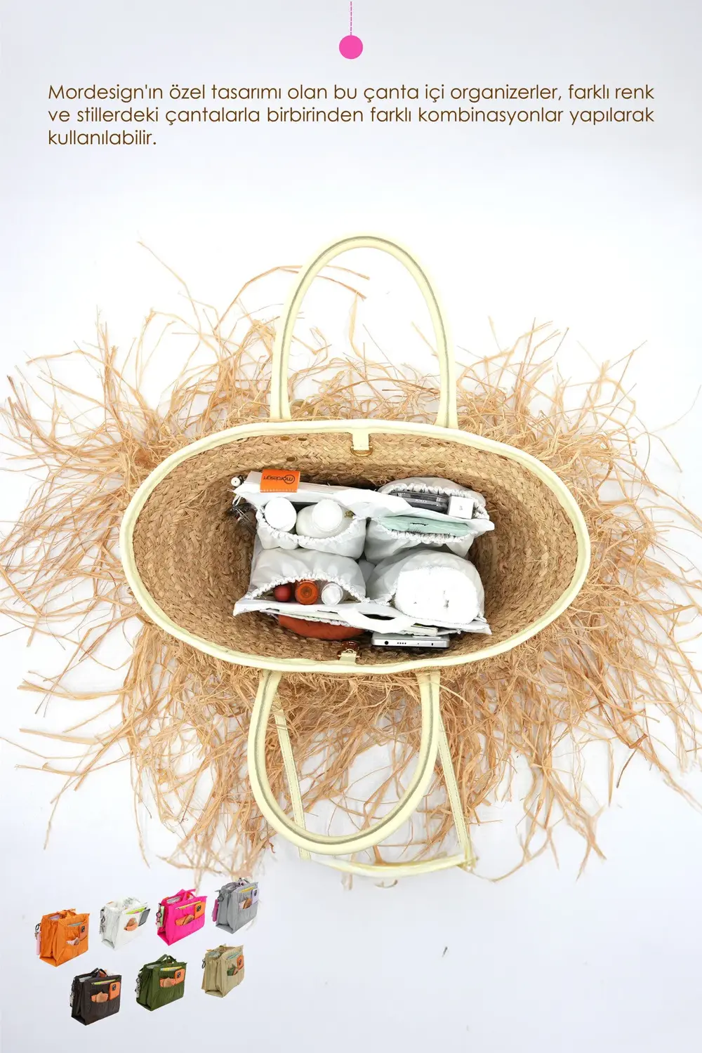 Bebek Bakım Çanta Organizeri, 9 Cepli Çok Amaçlı Düzenleyici, Bag