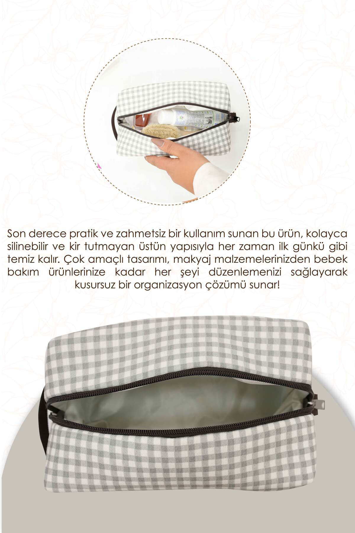 Bebek Bakım Çantası Organizeri, Islak/Kuru, Kirli/Temiz Çamaşır, 