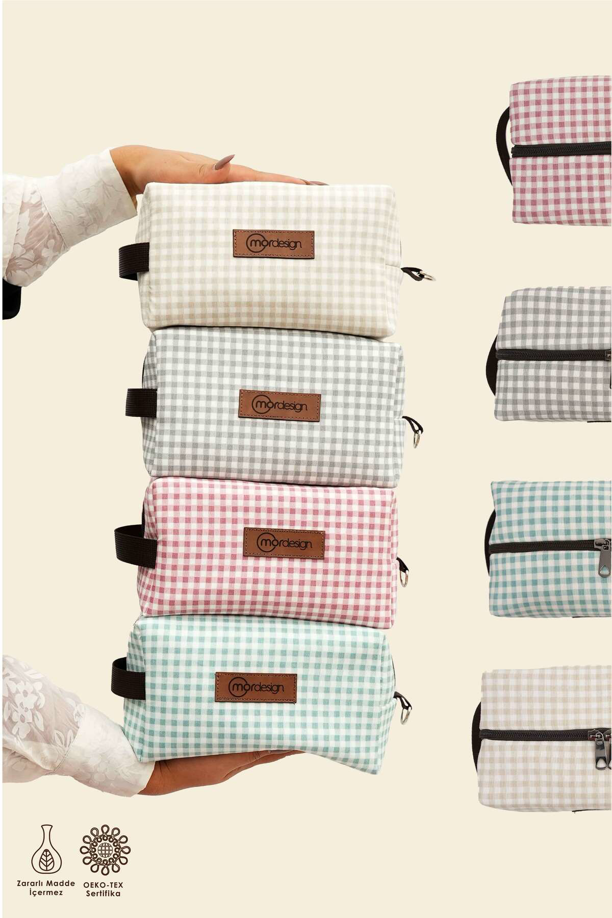 Mordesign Bebek Bakım Çantası Organizeri, İslak/Kuru, Kirli/Temiz Çamaşır,