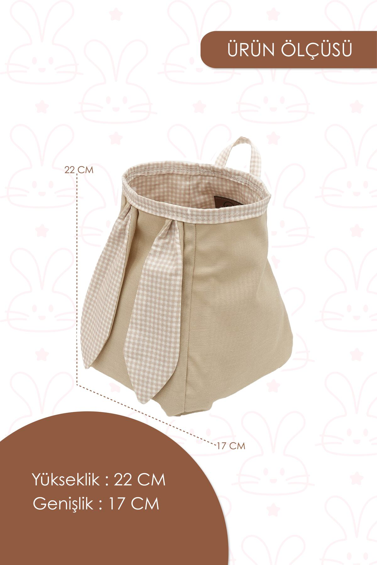 Mordesign Bebek Bakım Organizeri, Asılabilir Duvar Sepeti, Anaokulu Depolam