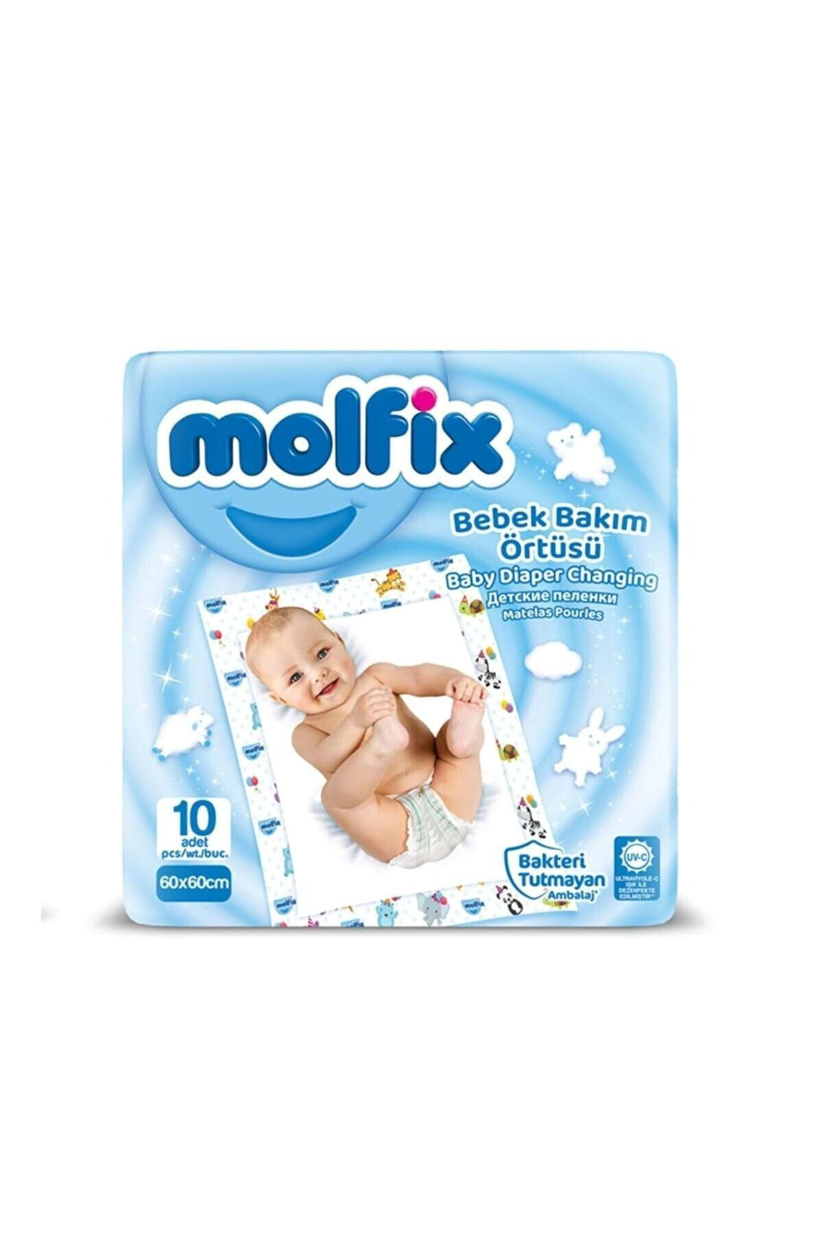 Molfix Bebek Bakim Örtüsü 60 X 60 Cm 10 Adet