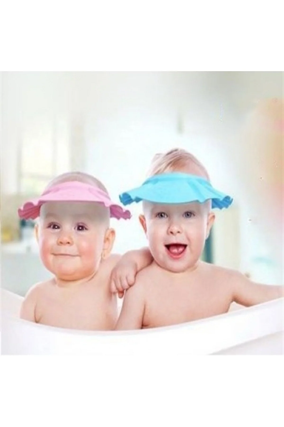Bebek Banyo Şapkası Pembe