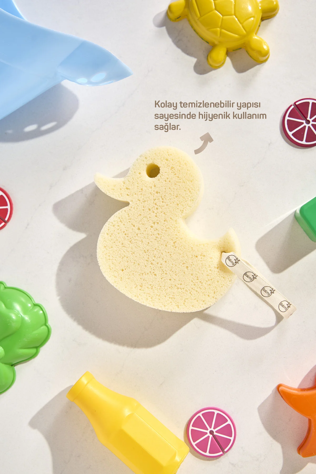 Bebek Banyo Süngeri-Ördek - Görsel 5