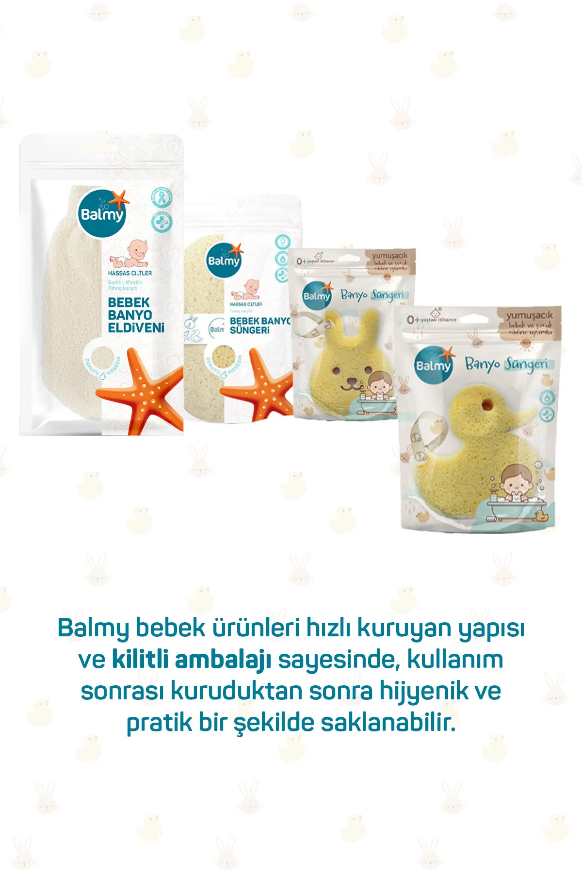 Bebek Banyo Süngeri-Ördek