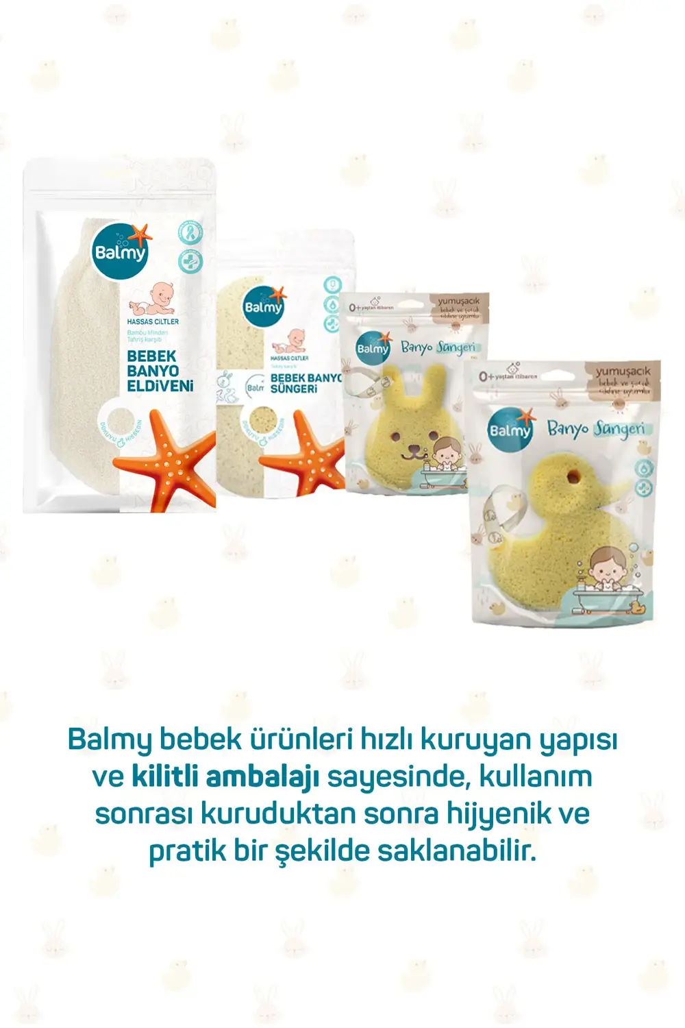 Bebek Banyo Süngeri-Ördek