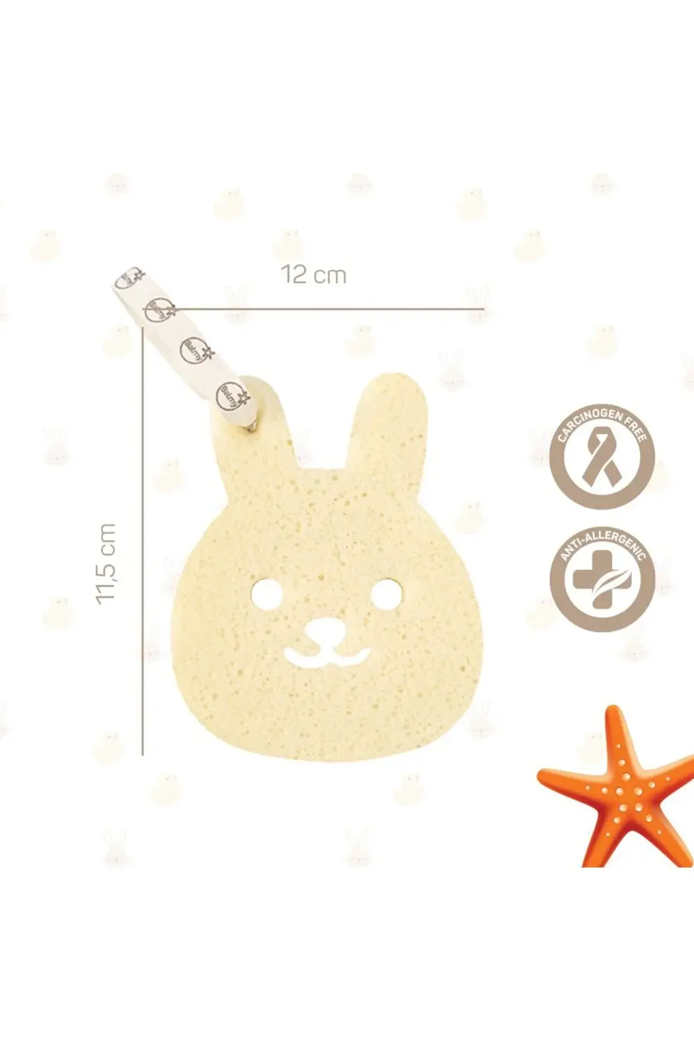 Bebek Banyo Süngeri Seti - Ördek & Tavşan Bebek Banyo Süngeri Seti - Ördek & Tavşan