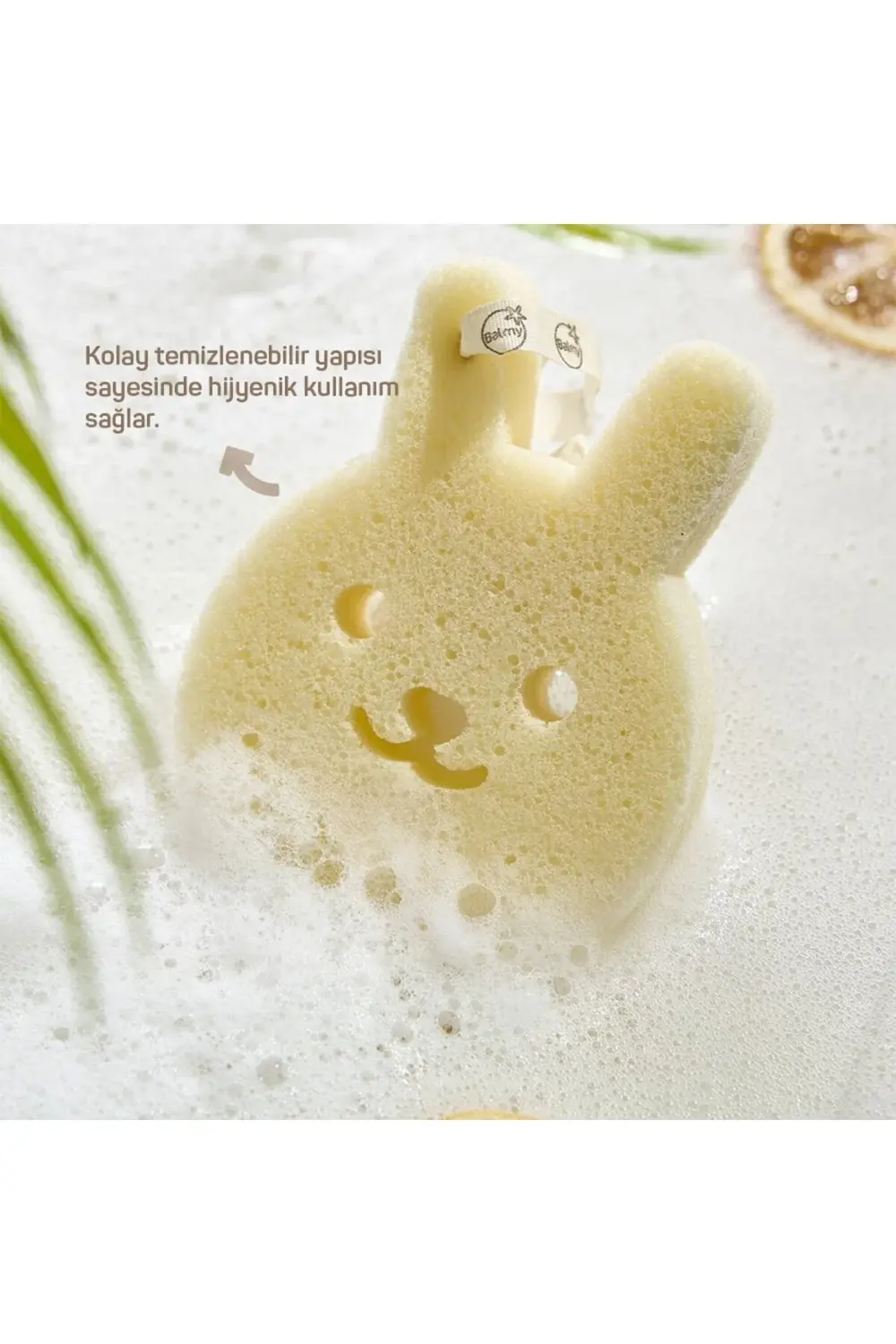 Bebek Banyo Süngeri Seti - Ördek & Tavşan Bebek Banyo Süngeri Seti - Ördek & Tavşan