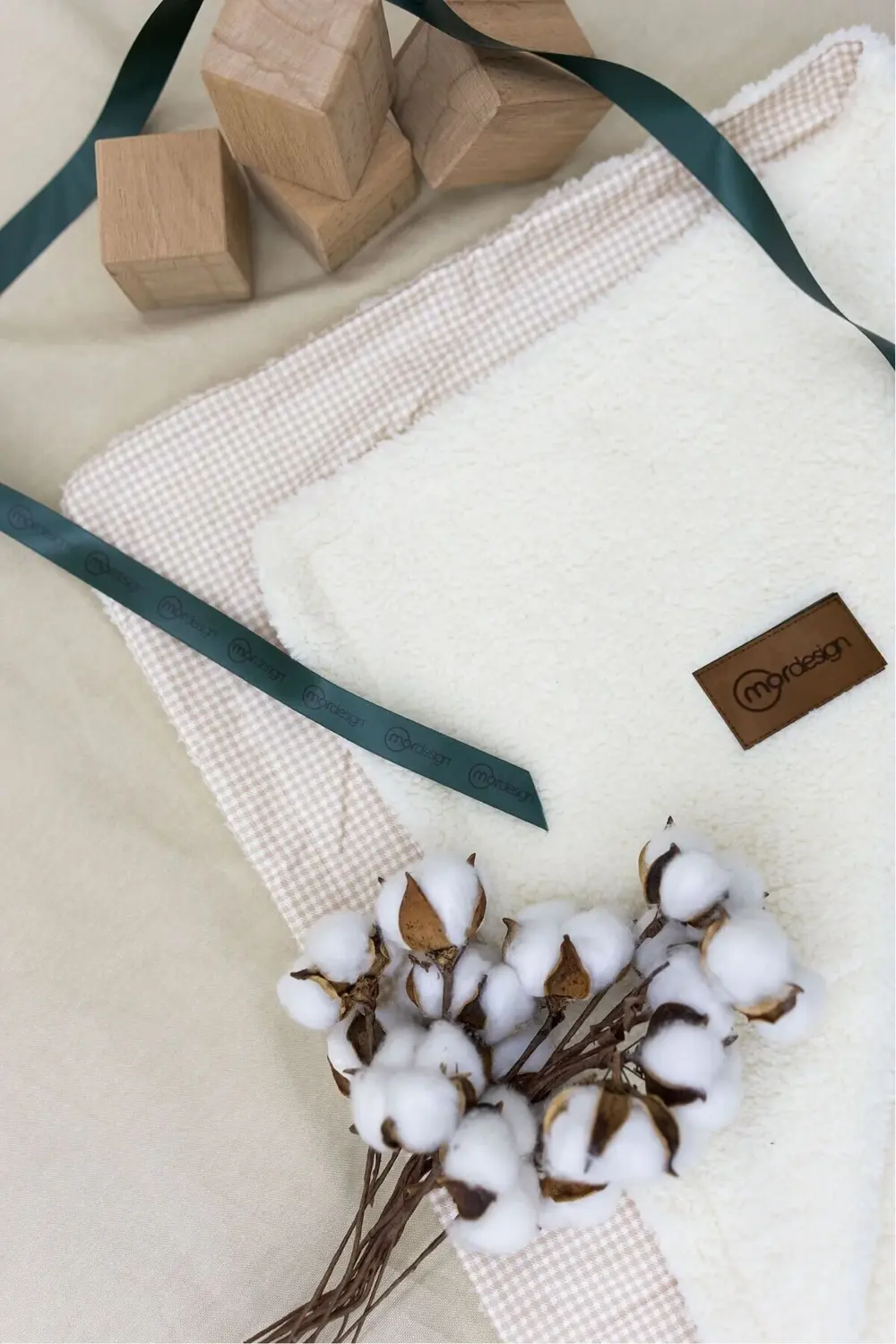 Bebek Battaniyesi, Çift Taraflı Kullanım, Teddy Kumaş Bebek Beşik